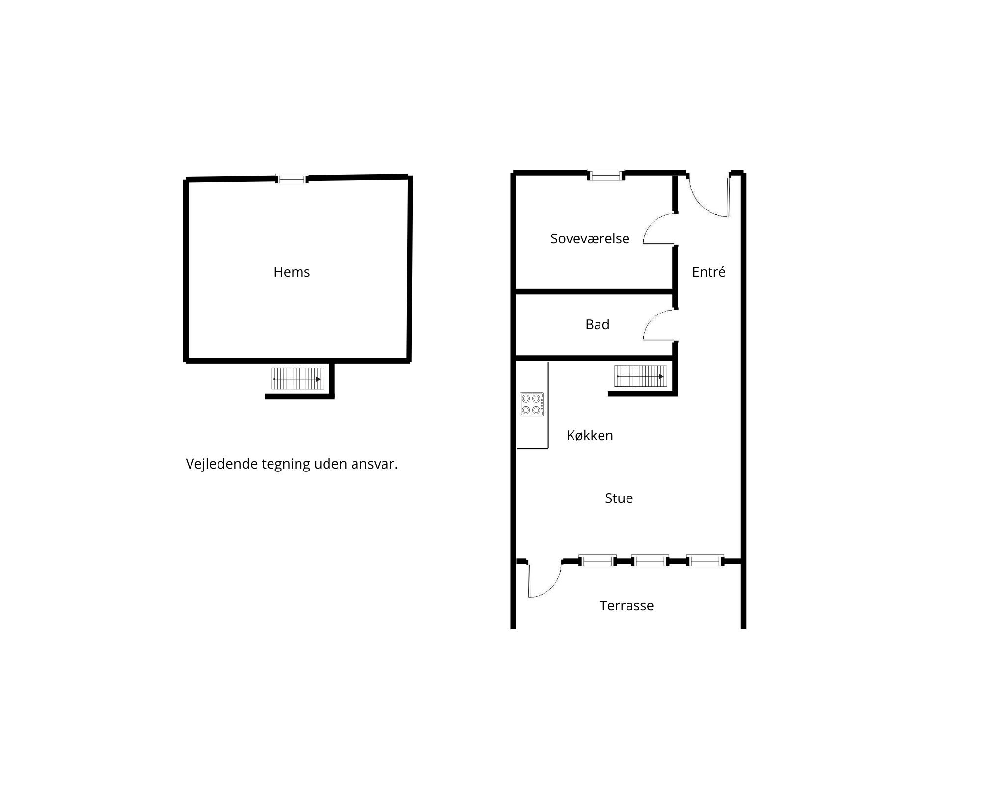 Plantegninger billede af Lodbergsvej 247D, 1. 208d., Søndervig, 6950 Ringkøbing