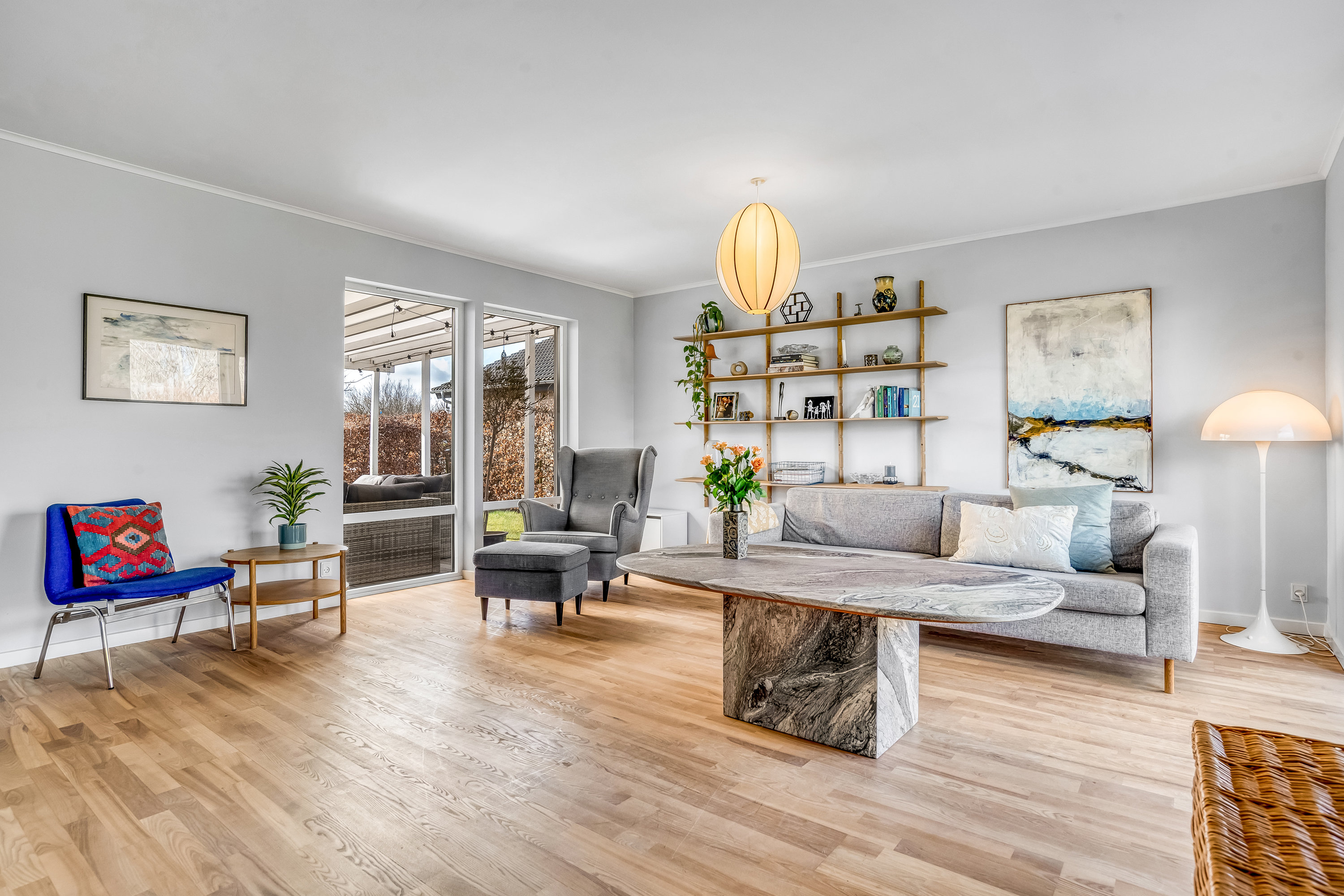 Fremhævet  billede i fuldskærmstilstand. Billede af Fløjlsgræsset 26, Mejrup, 7500 Holstebro