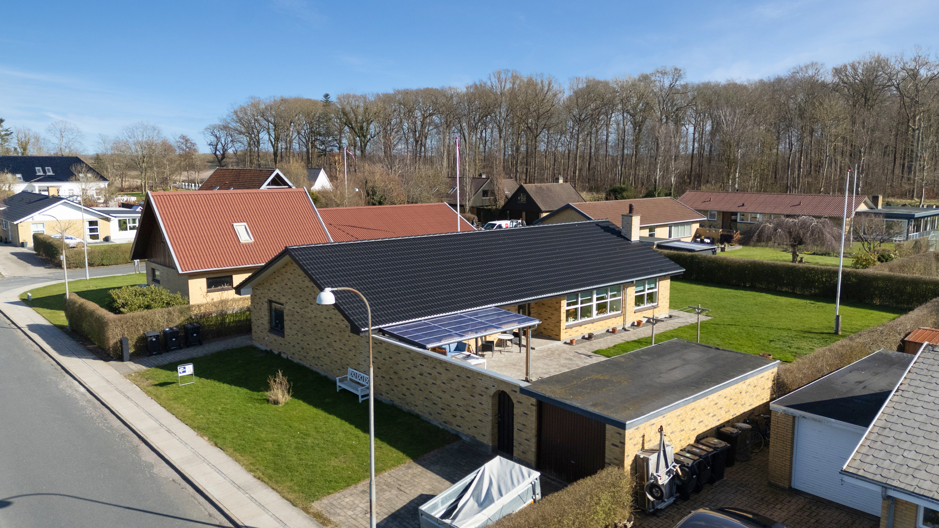 Miniaturebillede 1: luft. Billede af Tjørnevej 8, 5400 Bogense