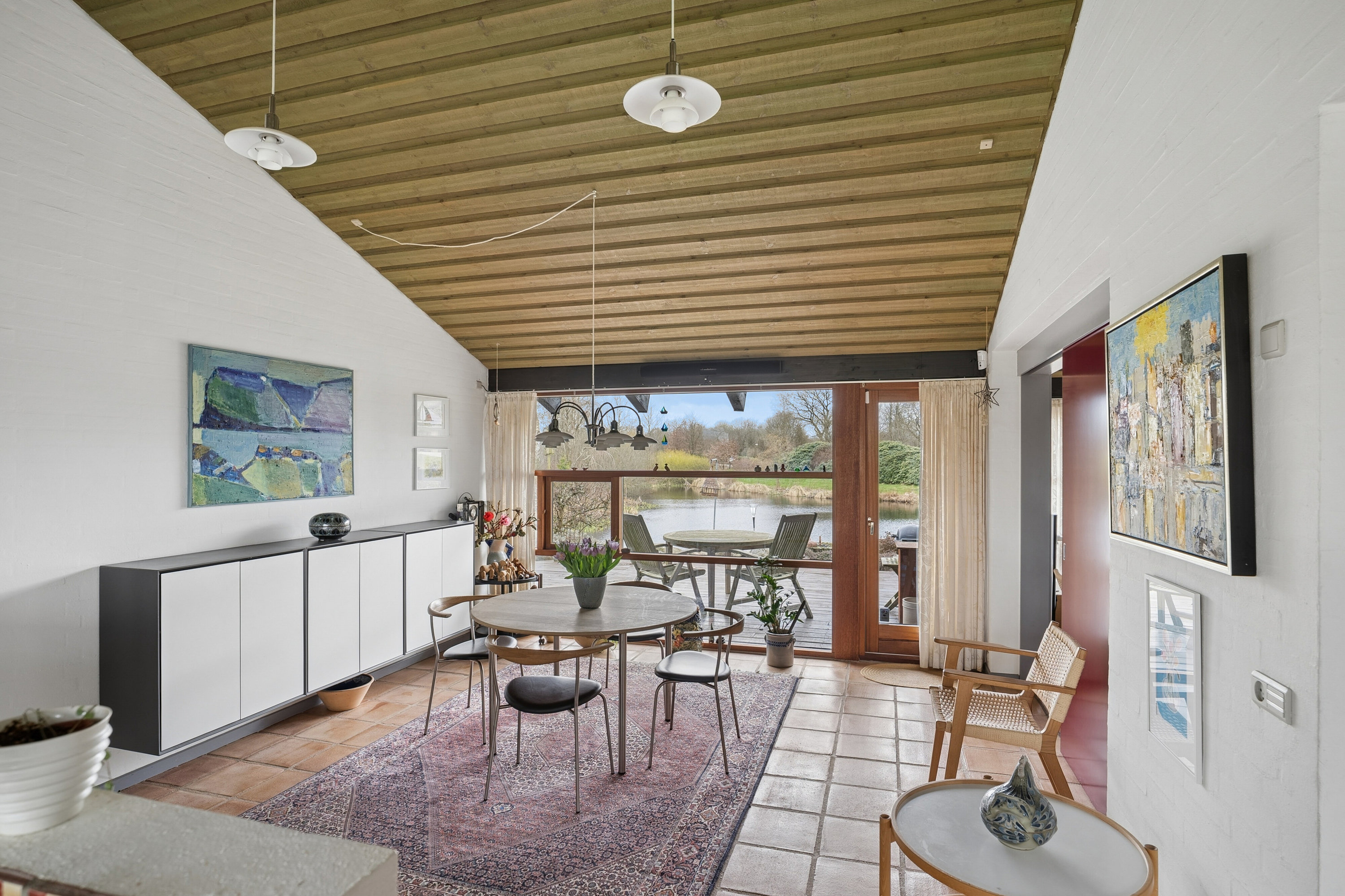 Fremhævet stue billede i fuldskærmstilstand. Billede af Syrenhaven 20, 6040 Egtved