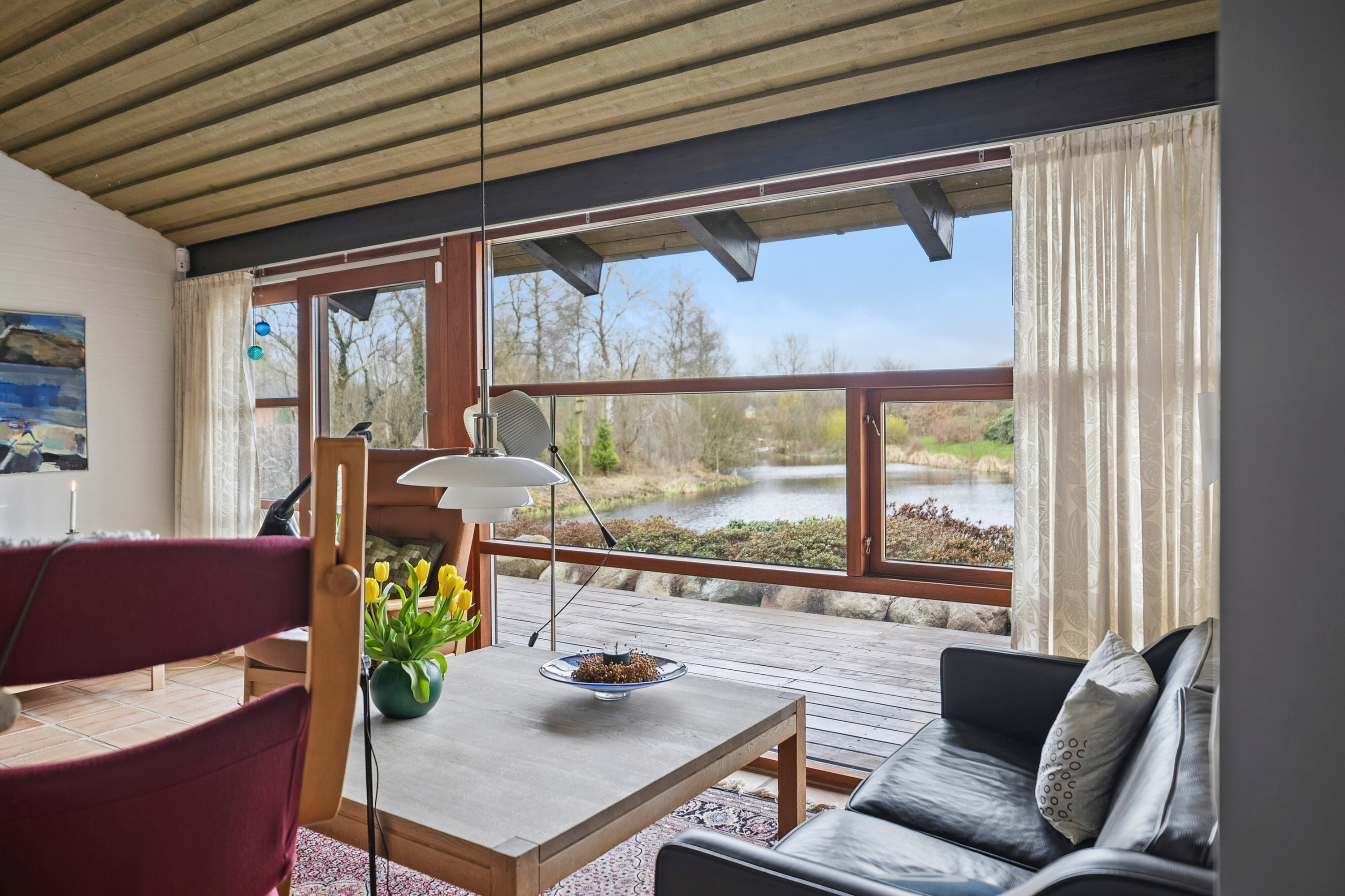 Fremhævet stue billede i fuldskærmstilstand. Billede af Syrenhaven 20, 6040 Egtved