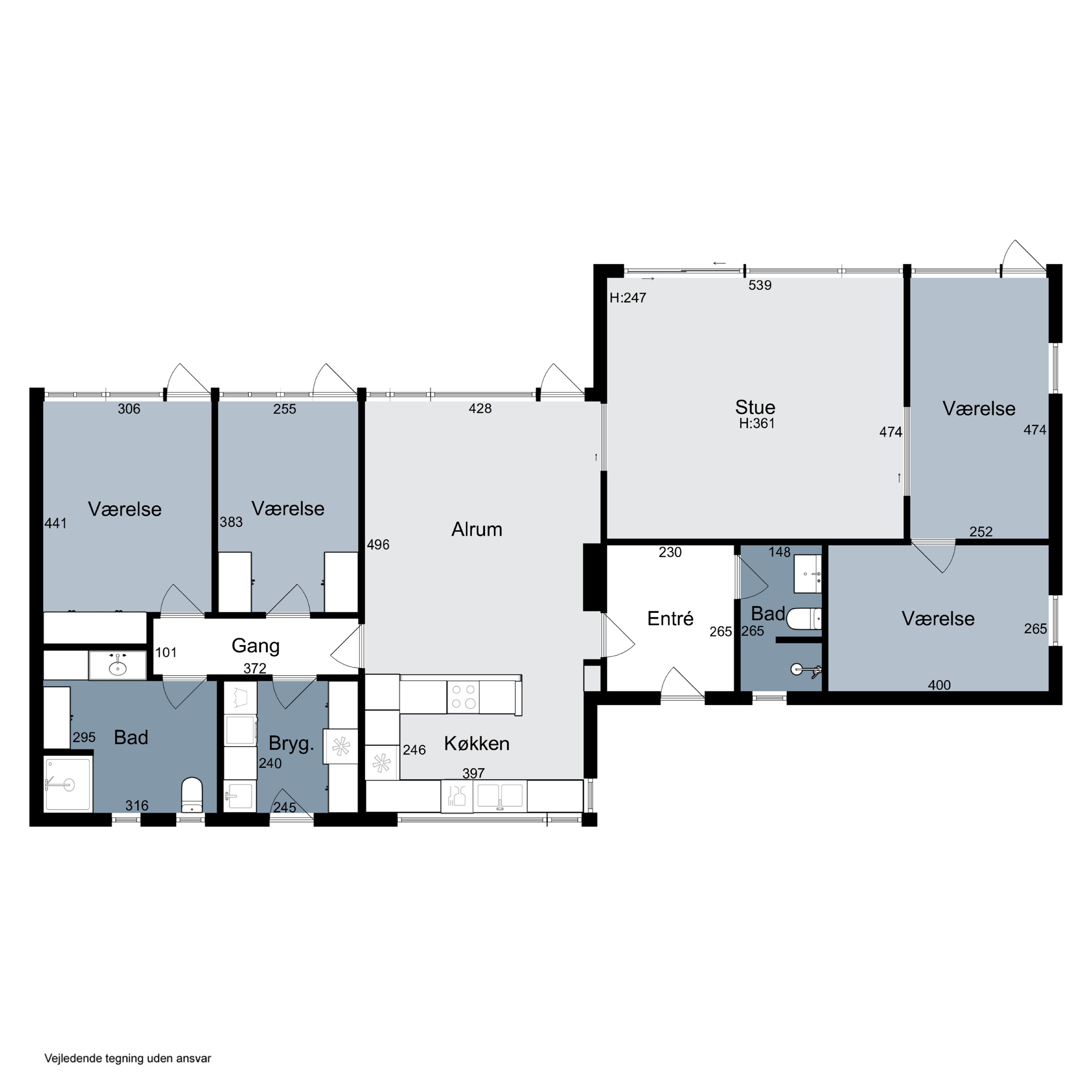 Plantegninger billede af Syrenhaven 20, 6040 Egtved