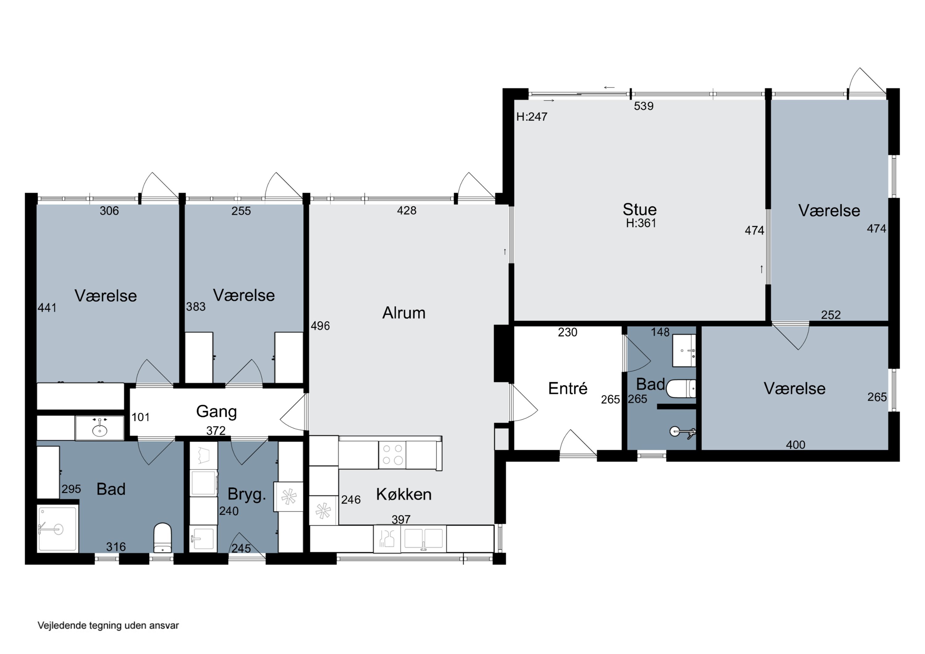 Plantegninger billede af Syrenhaven 20, 6040 Egtved