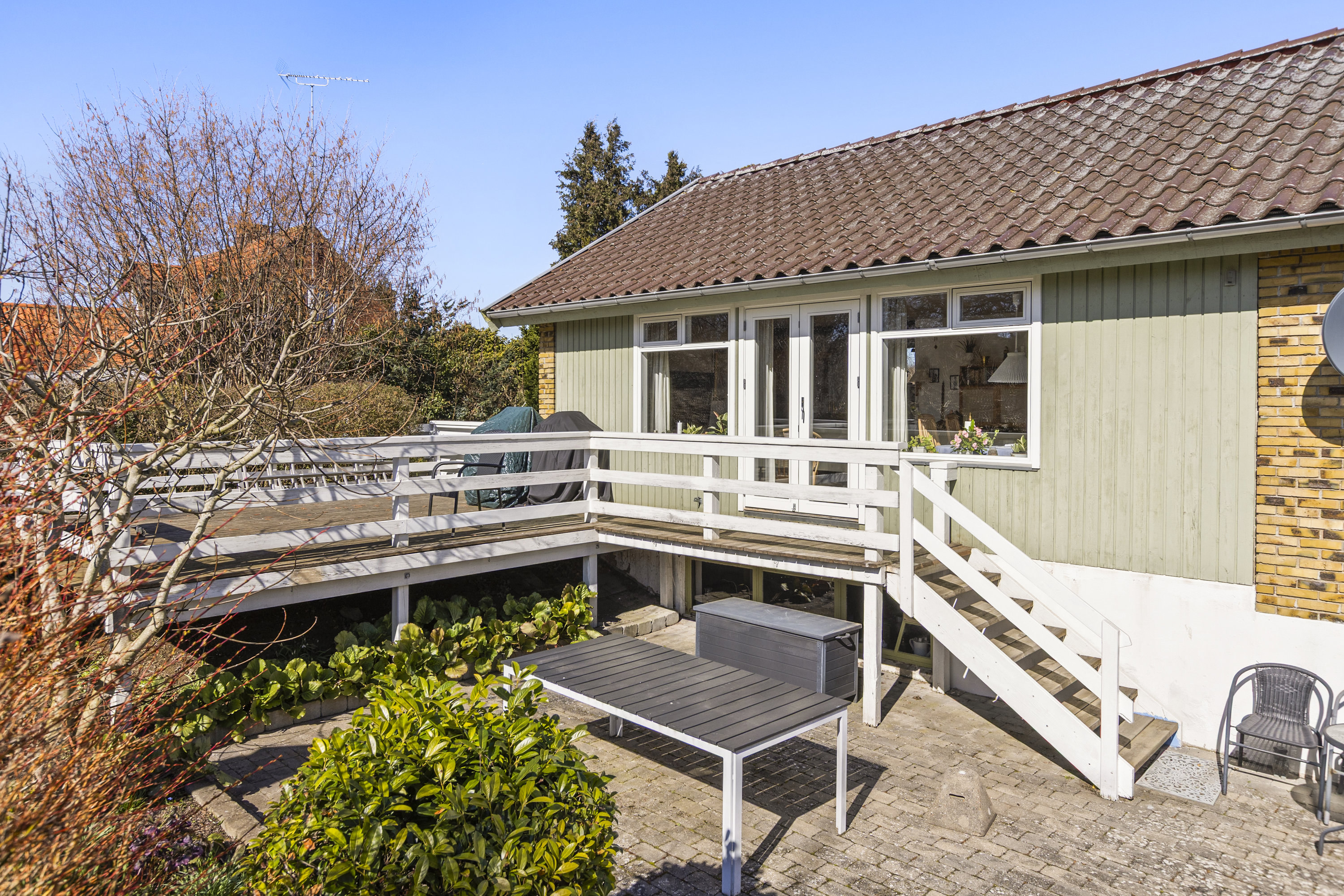 Fremhævet terrasse billede i fuldskærmstilstand. Billede af Dronning Sofies Vej 107, 4000 Roskilde