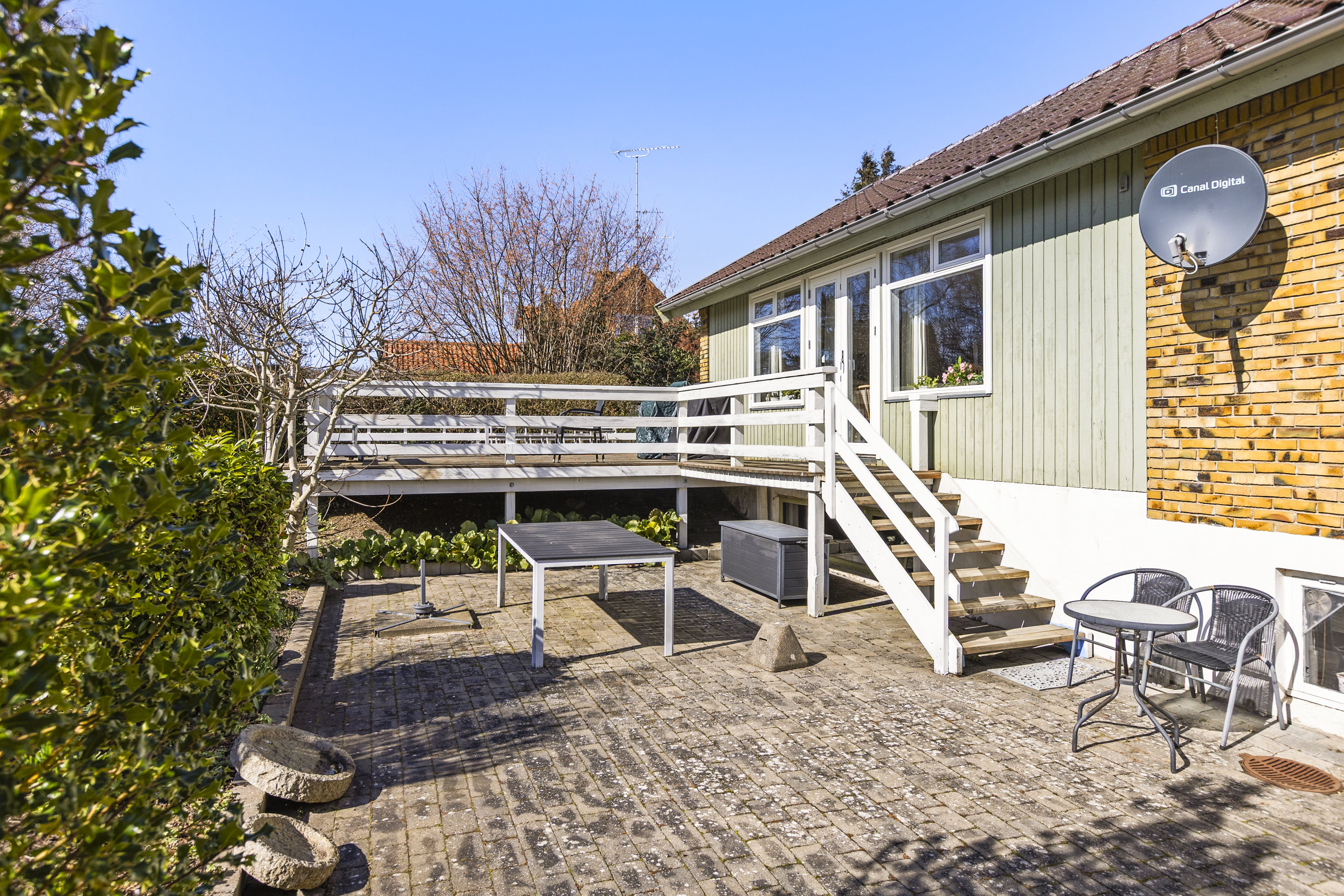 Fremhævet terrasse billede i fuldskærmstilstand. Billede af Dronning Sofies Vej 107, 4000 Roskilde