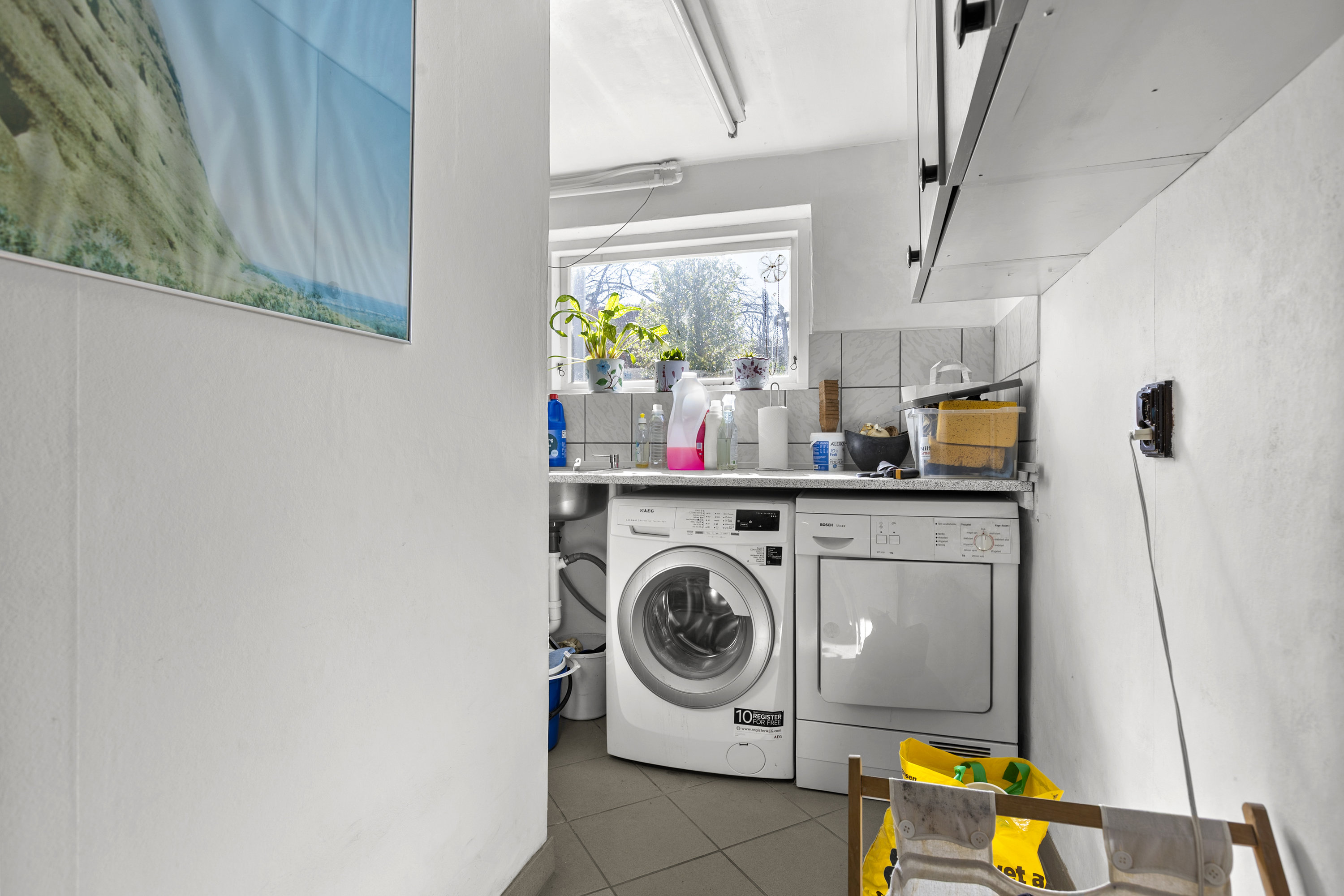 Fremhævet vaskerum billede i fuldskærmstilstand. Billede af Dronning Sofies Vej 107, 4000 Roskilde