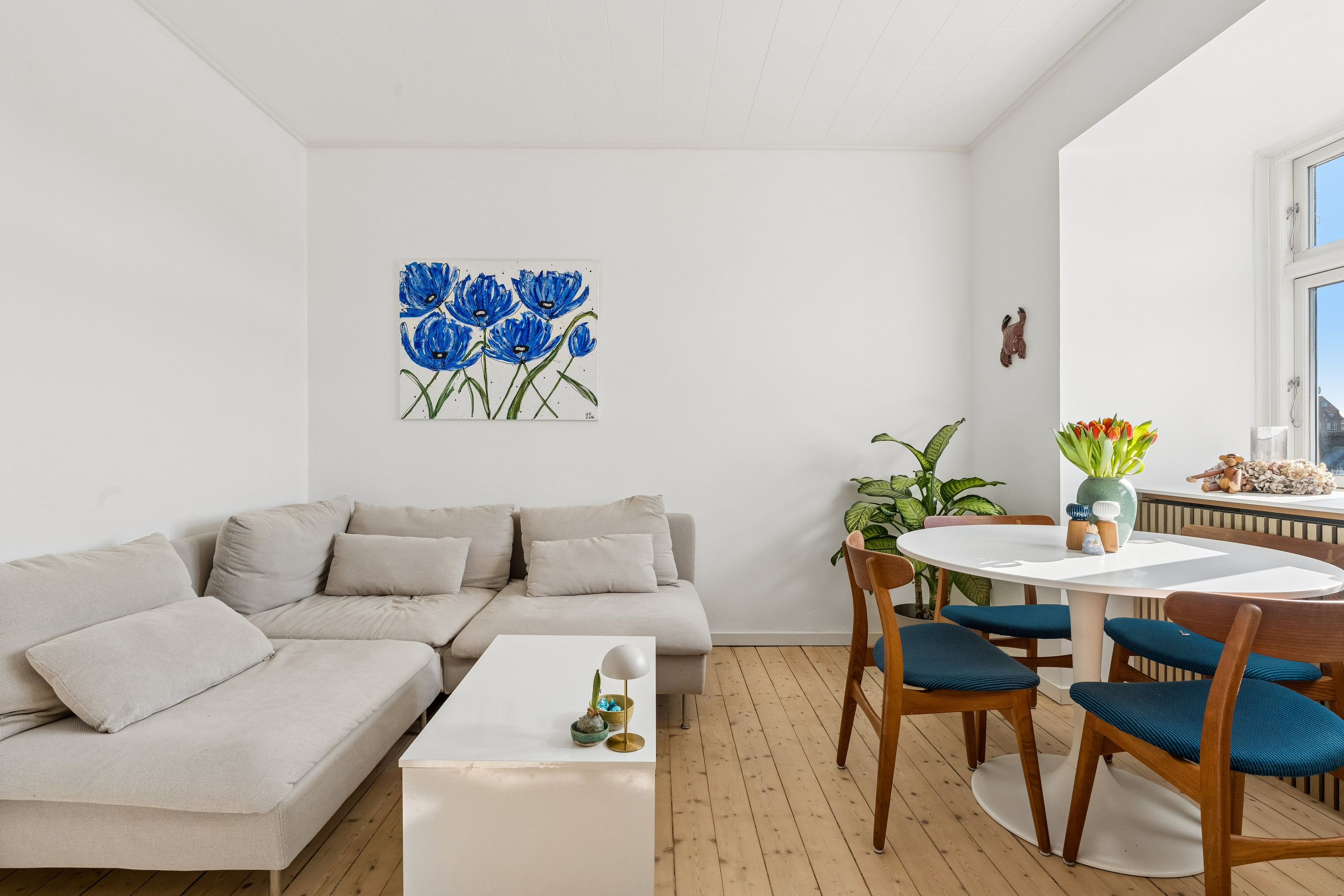 Fremhævet stue billede i fuldskærmstilstand. Billede af Sjællandsgade 91, 3. th., 9000 Aalborg