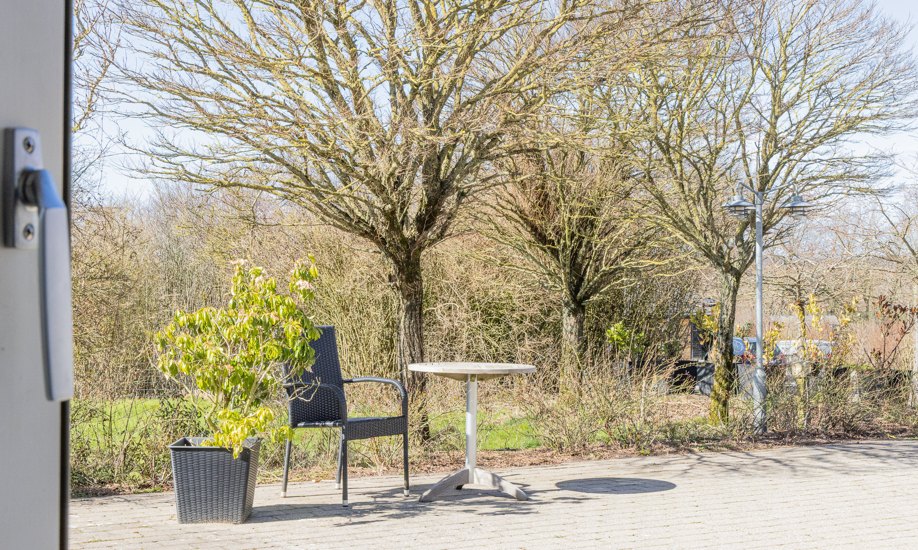 Fremhævet terrasse billede i fuldskærmstilstand. Billede af Møldrupvej 1C, Yding, 8752 Østbirk