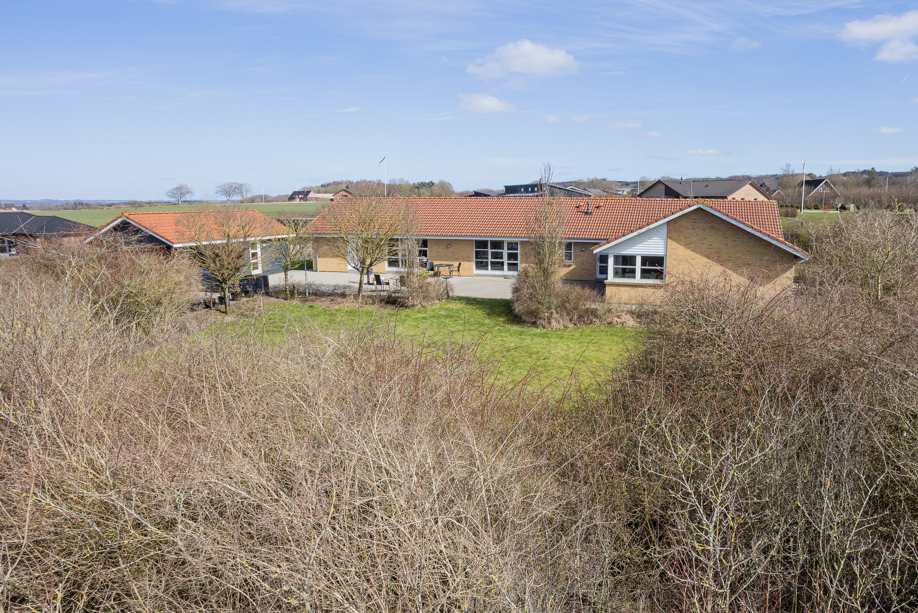 Fremhævet luftfoto billede i fuldskærmstilstand. Billede af Møldrupvej 1C, Yding, 8752 Østbirk