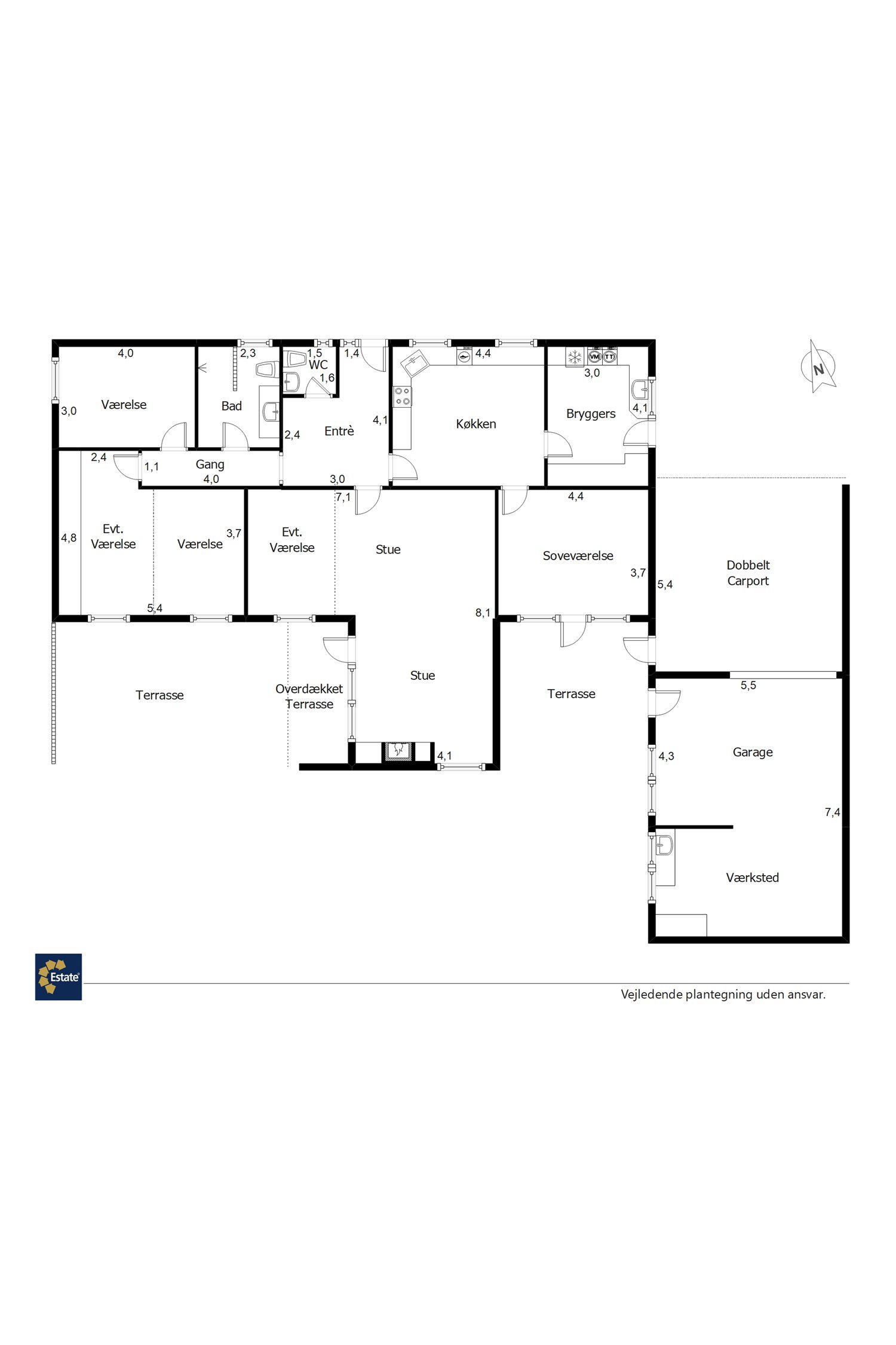 Plantegninger billede af Plougslundvej 169, 7190 Billund