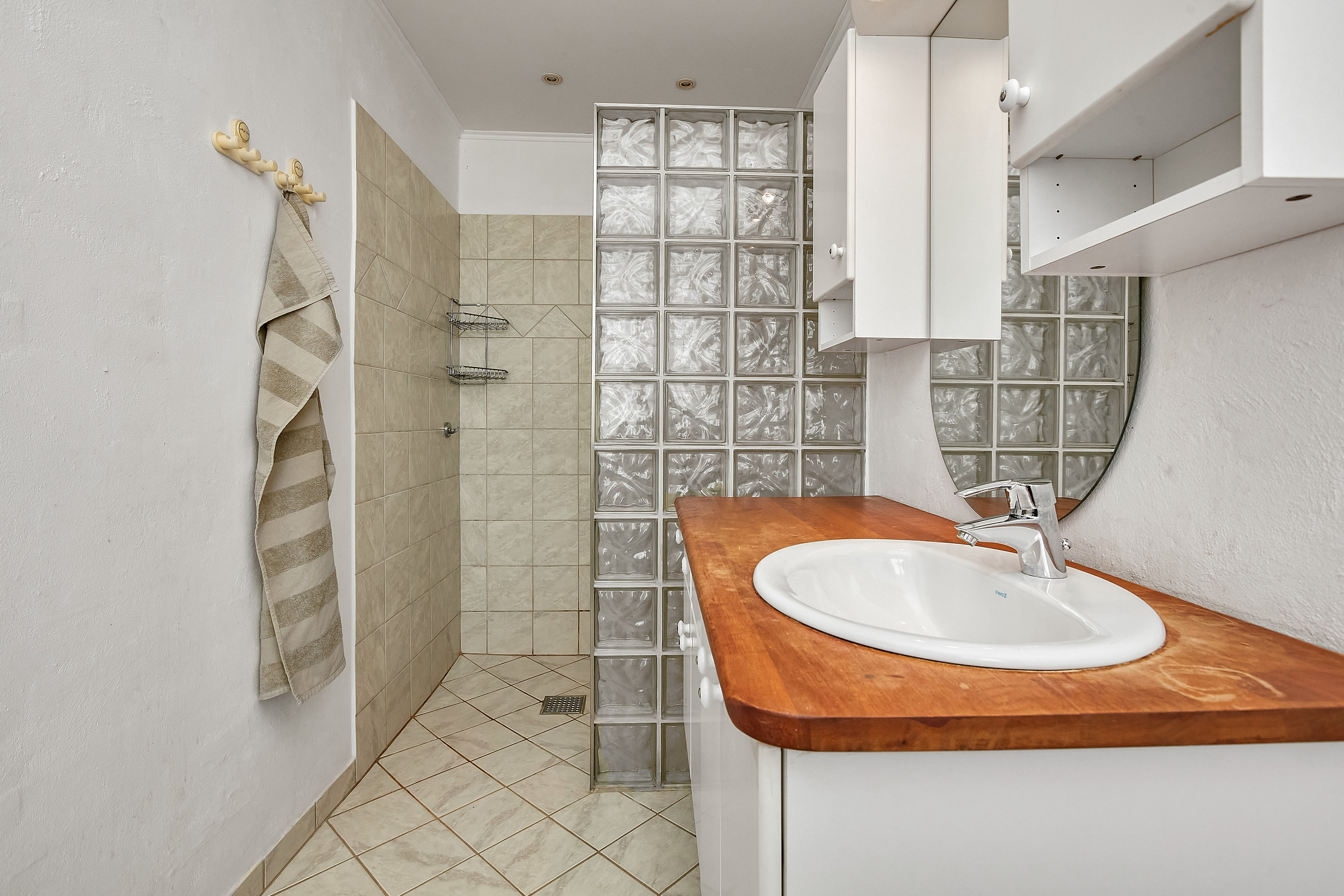 Fremhævet badeværelse billede i fuldskærmstilstand. Billede af Nordrevej 12, Tyrsted, 8700 Horsens