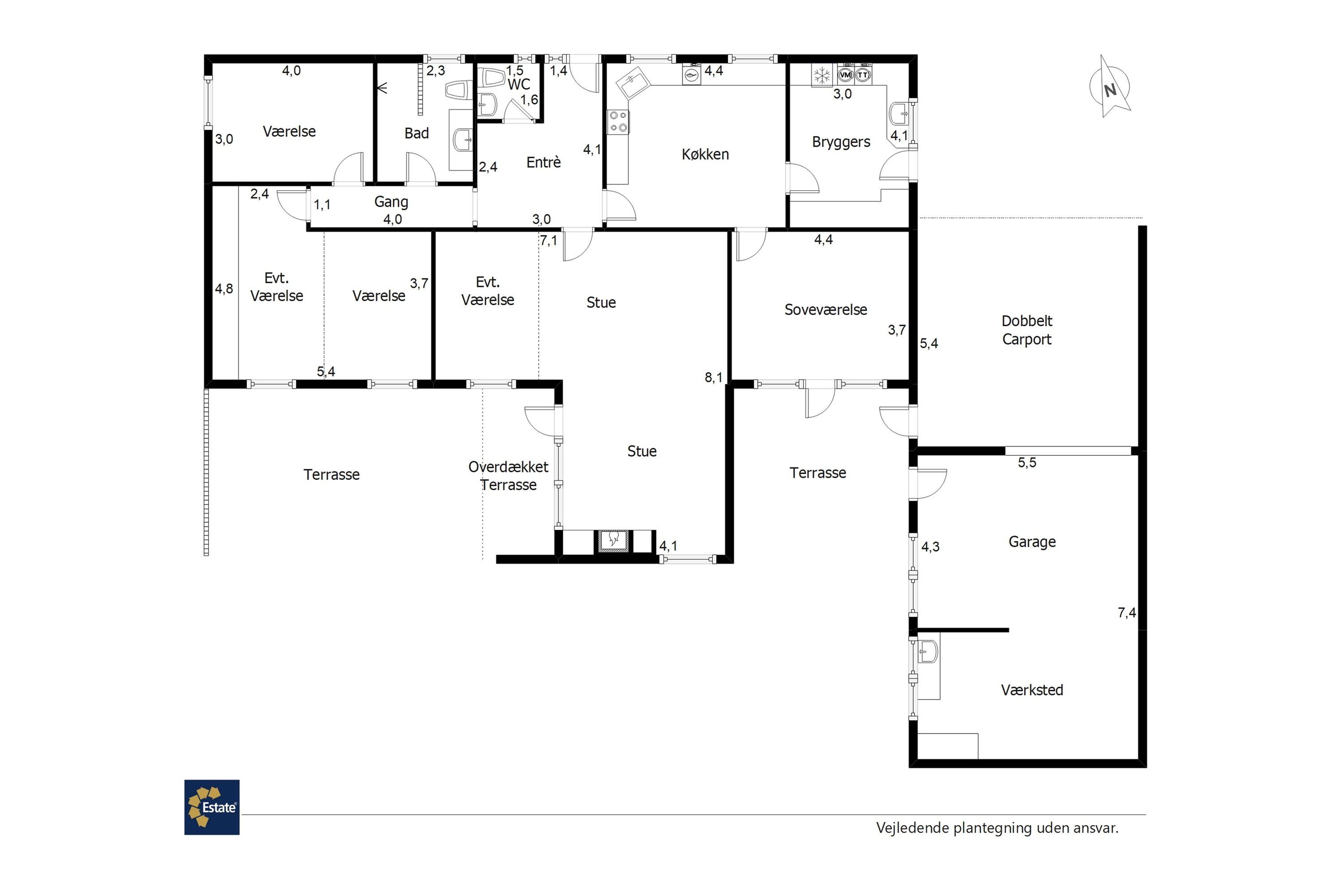 Plantegninger billede af Plougslundvej 169, 7190 Billund