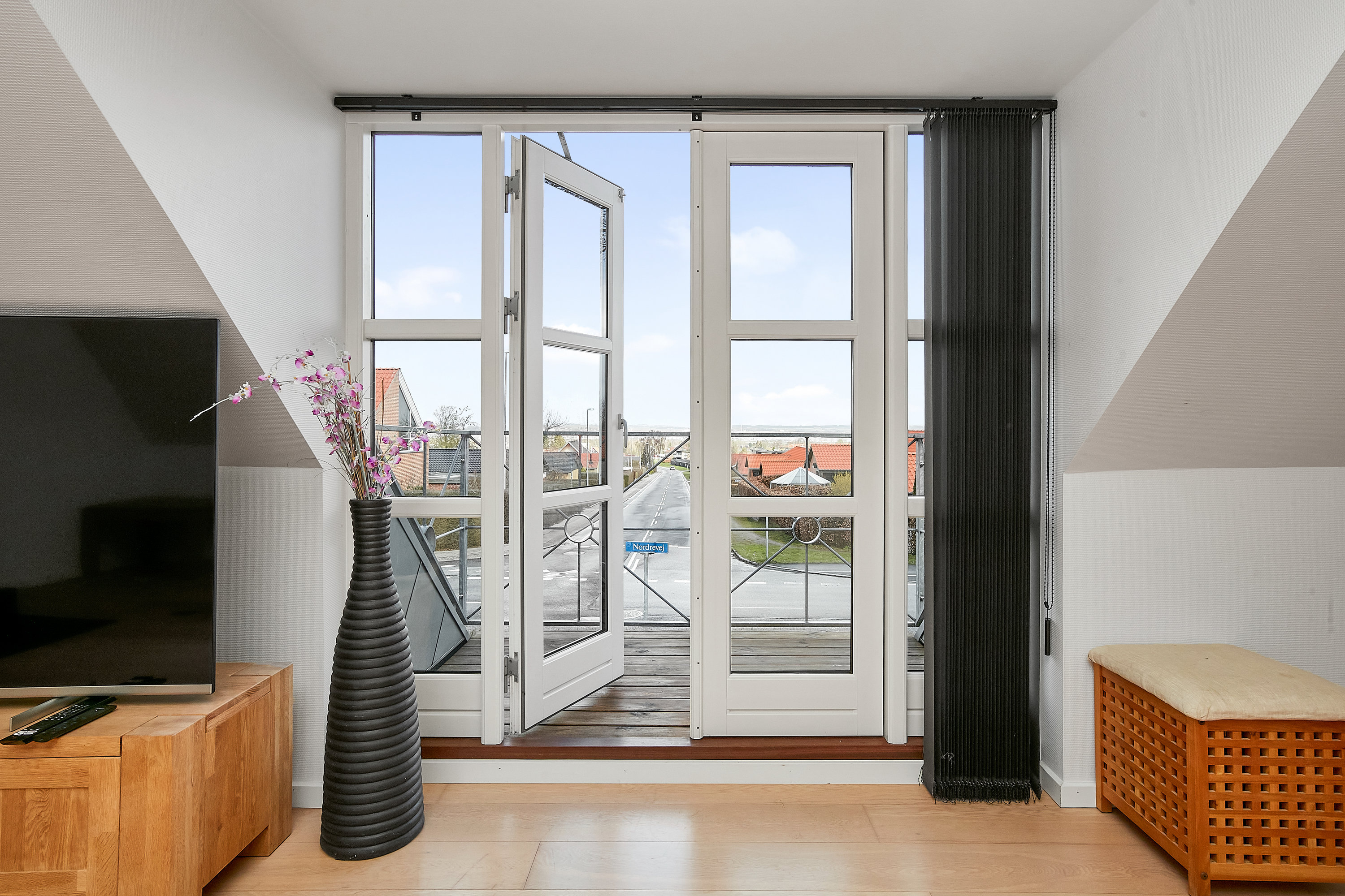 Fremhævet altan billede i fuldskærmstilstand. Billede af Nordrevej 12, Tyrsted, 8700 Horsens