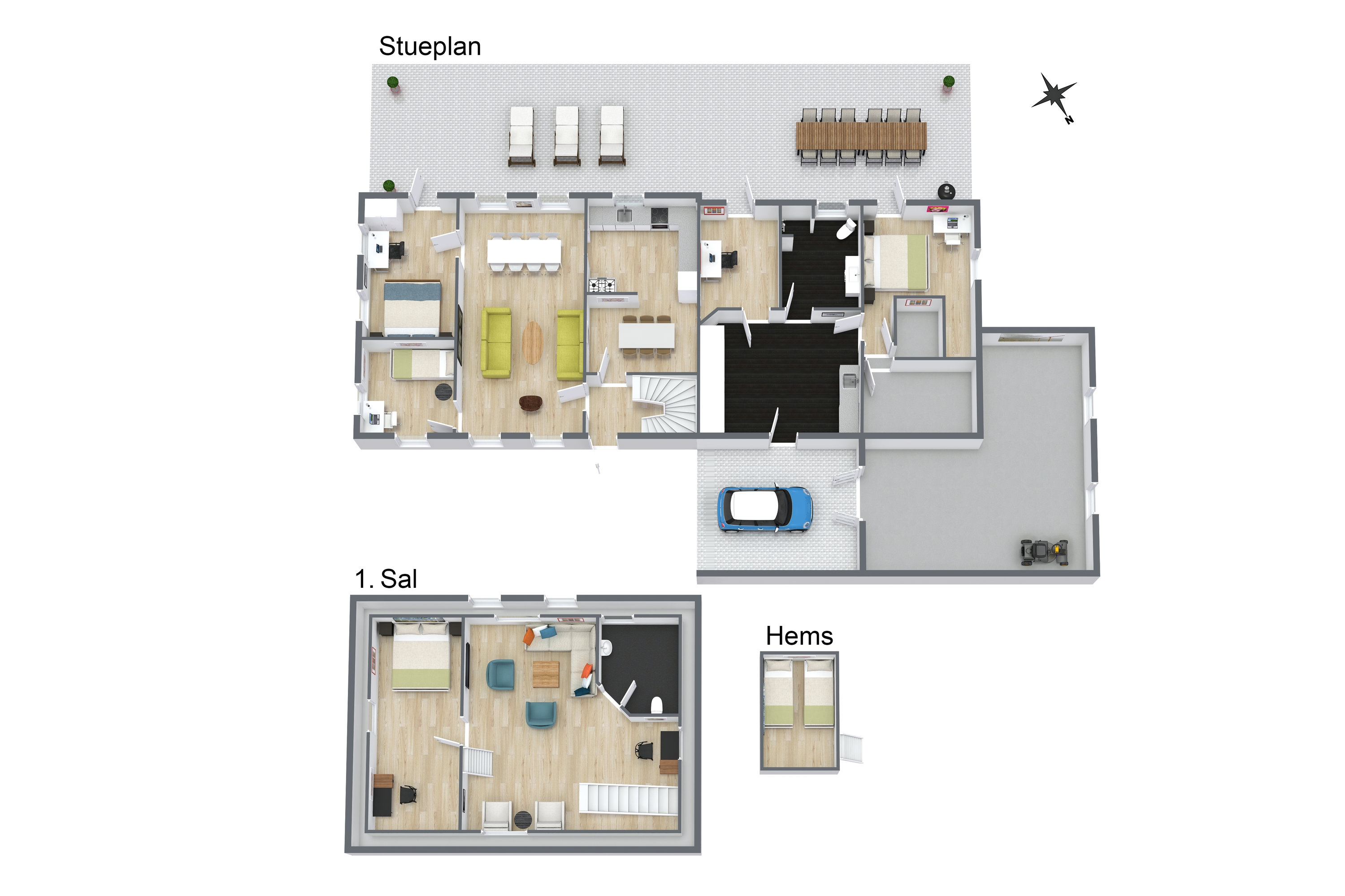 Plantegninger billede af Sæsingvej 25, 9830 Tårs