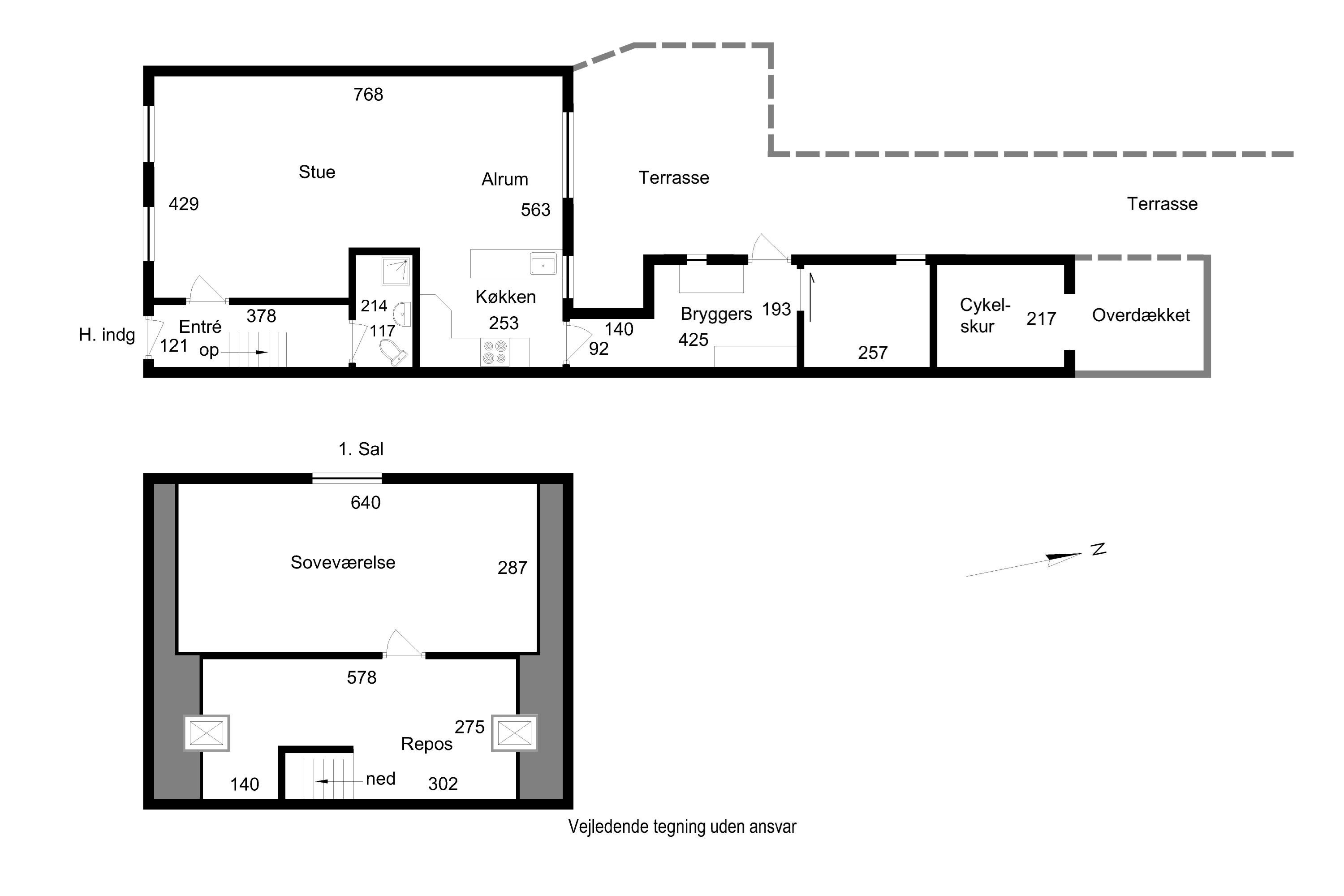 Plantegninger billede af Odensevej 45, 5500 Middelfart