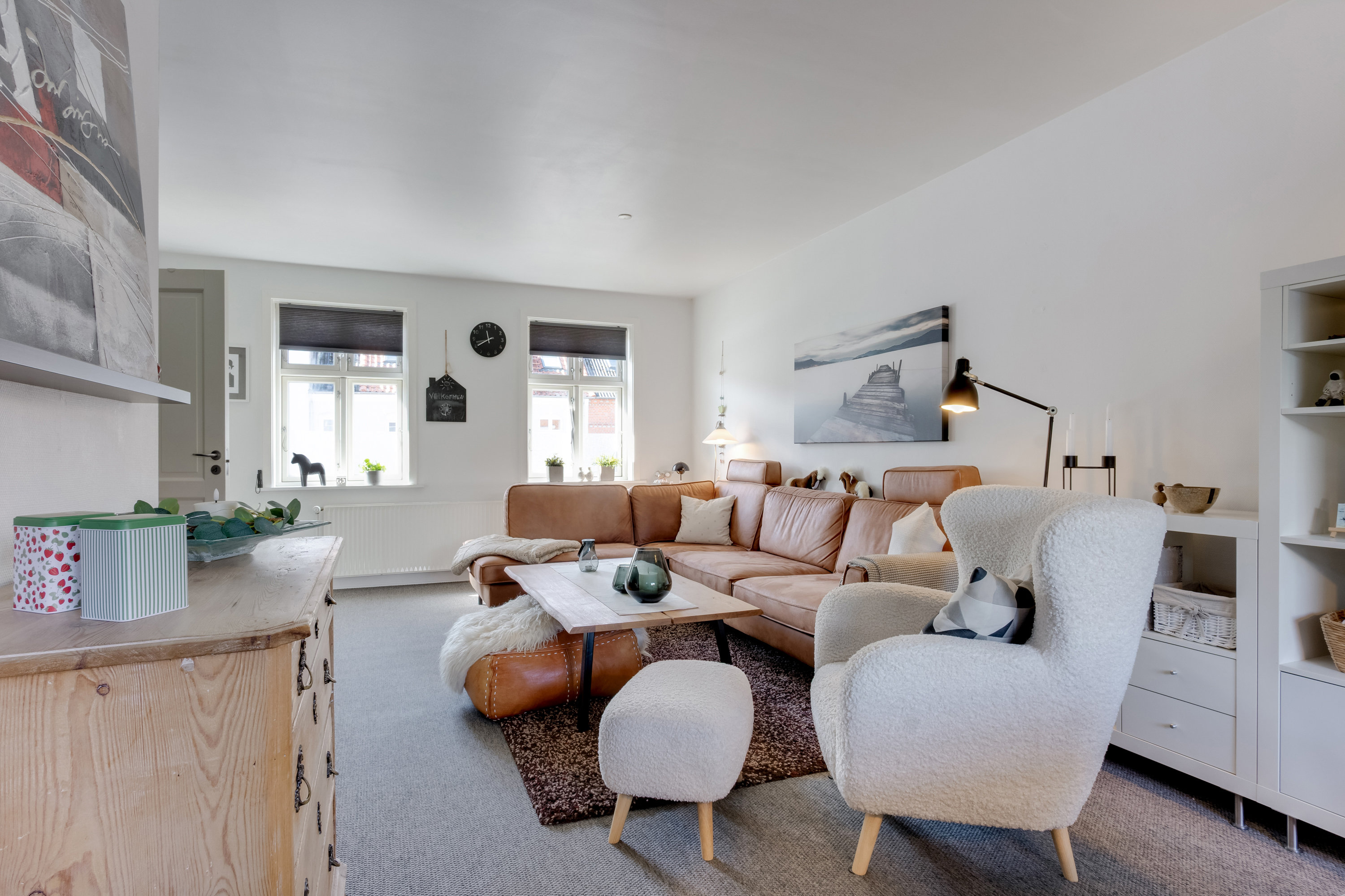 Fremhævet stue billede i fuldskærmstilstand. Billede af Odensevej 45, 5500 Middelfart