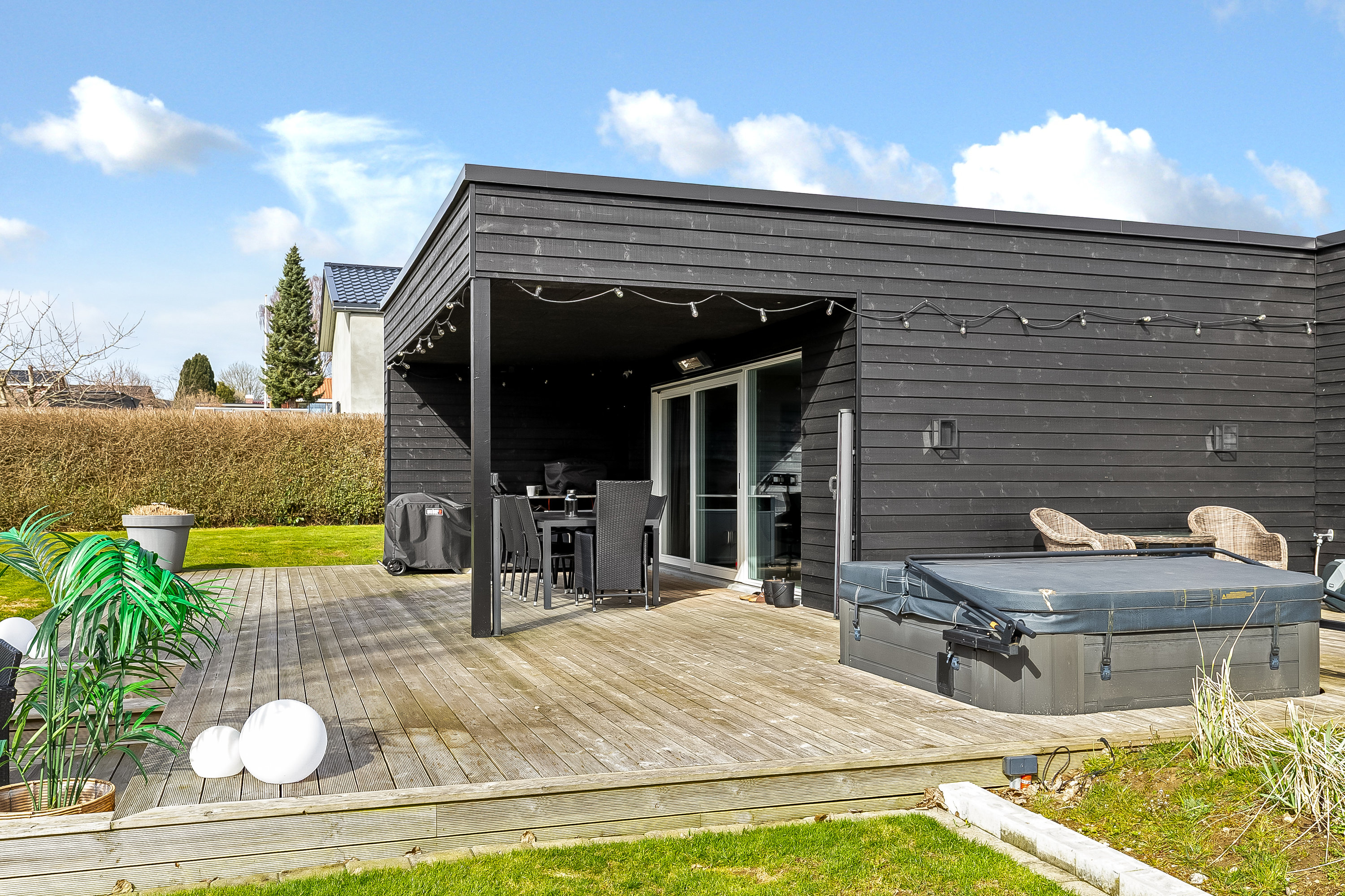 Fremhævet terrasse billede i fuldskærmstilstand. Billede af Jupitervej 11, 7100 Vejle