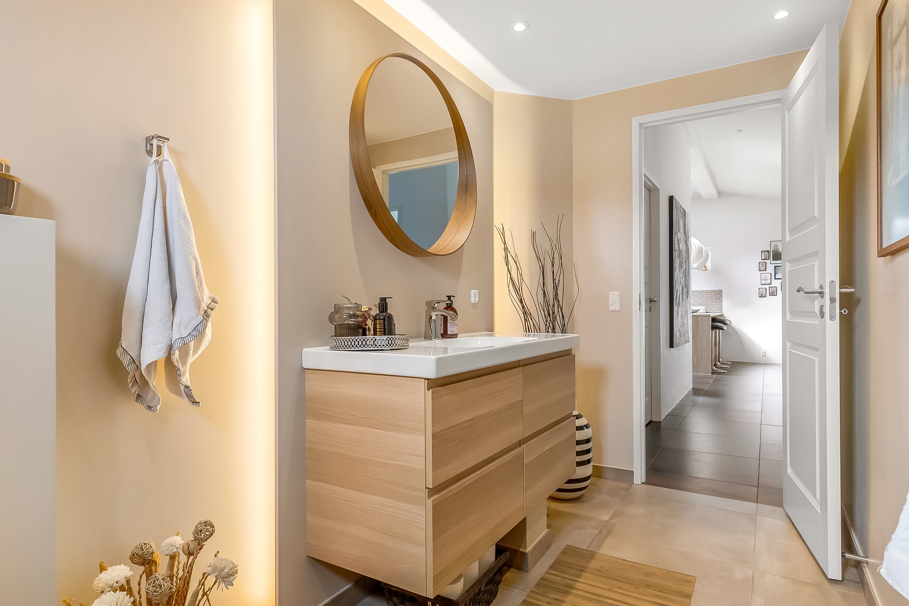 Fremhævet badeværelse billede i fuldskærmstilstand. Billede af Jupitervej 11, 7100 Vejle