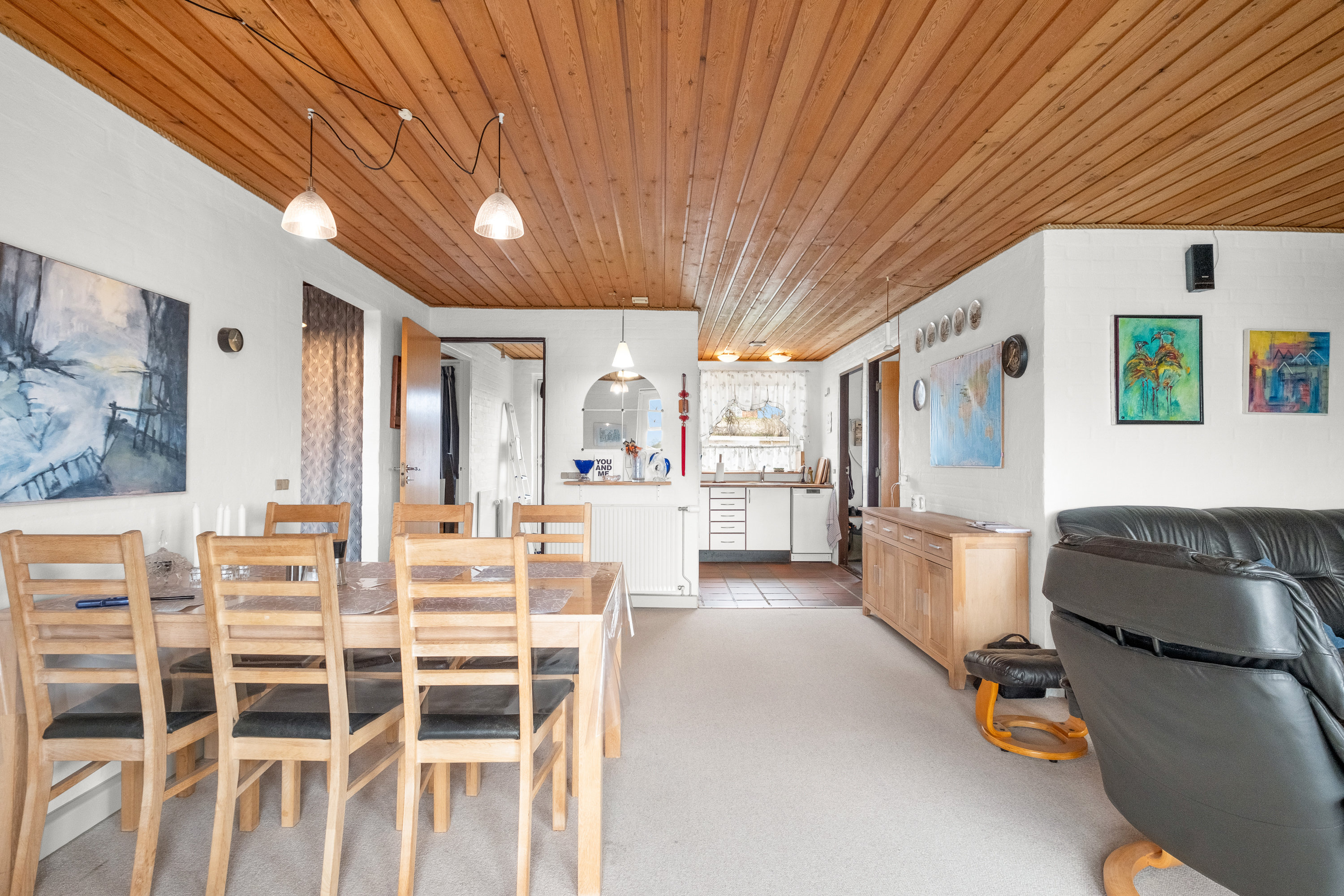 Fremhævet stue billede i fuldskærmstilstand. Billede af Mølledalen 15A, 8530 Hjortshøj