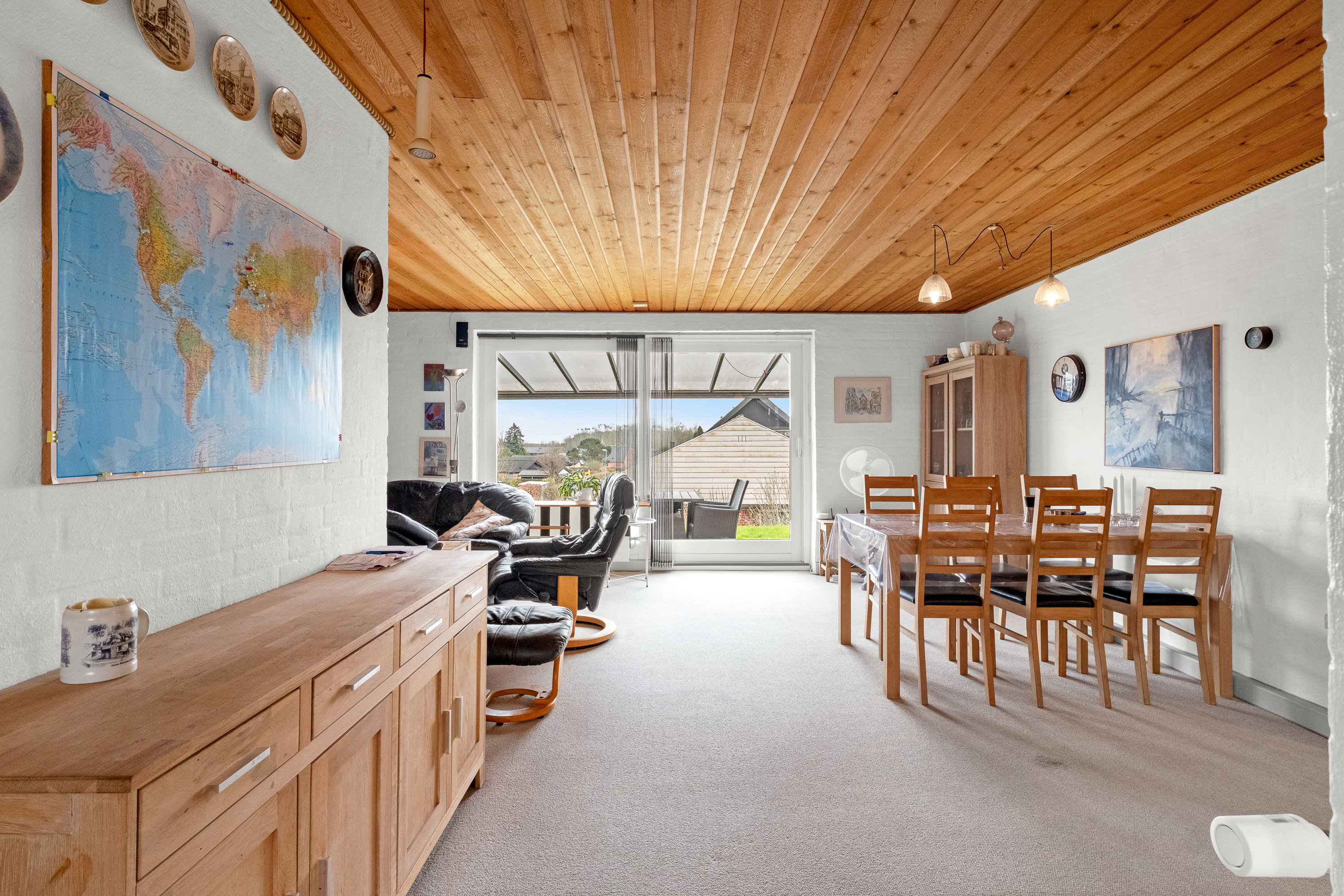 Fremhævet stue billede i fuldskærmstilstand. Billede af Mølledalen 15A, 8530 Hjortshøj