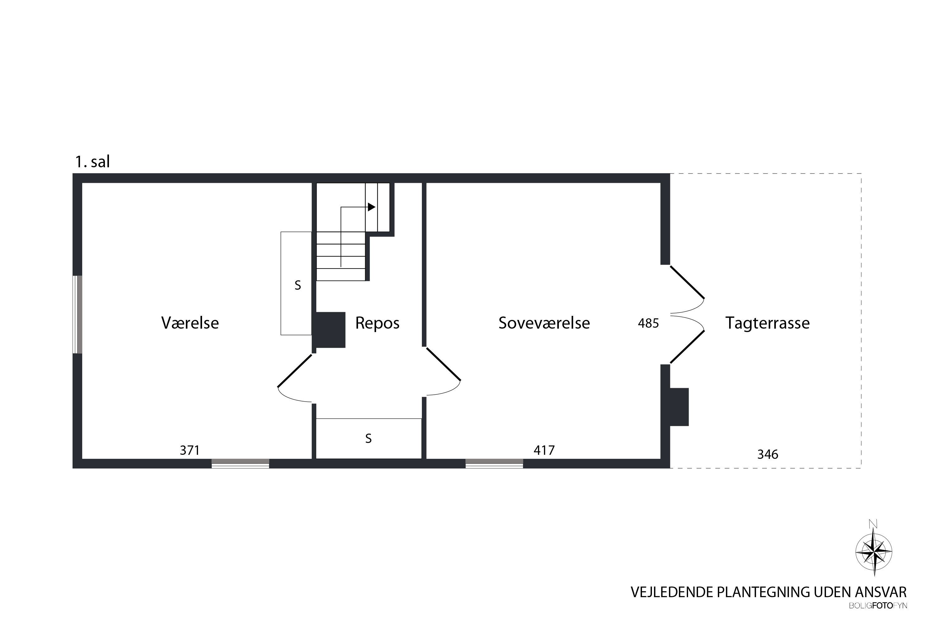 Plantegninger billede af Nørregade 16, 5330 Munkebo