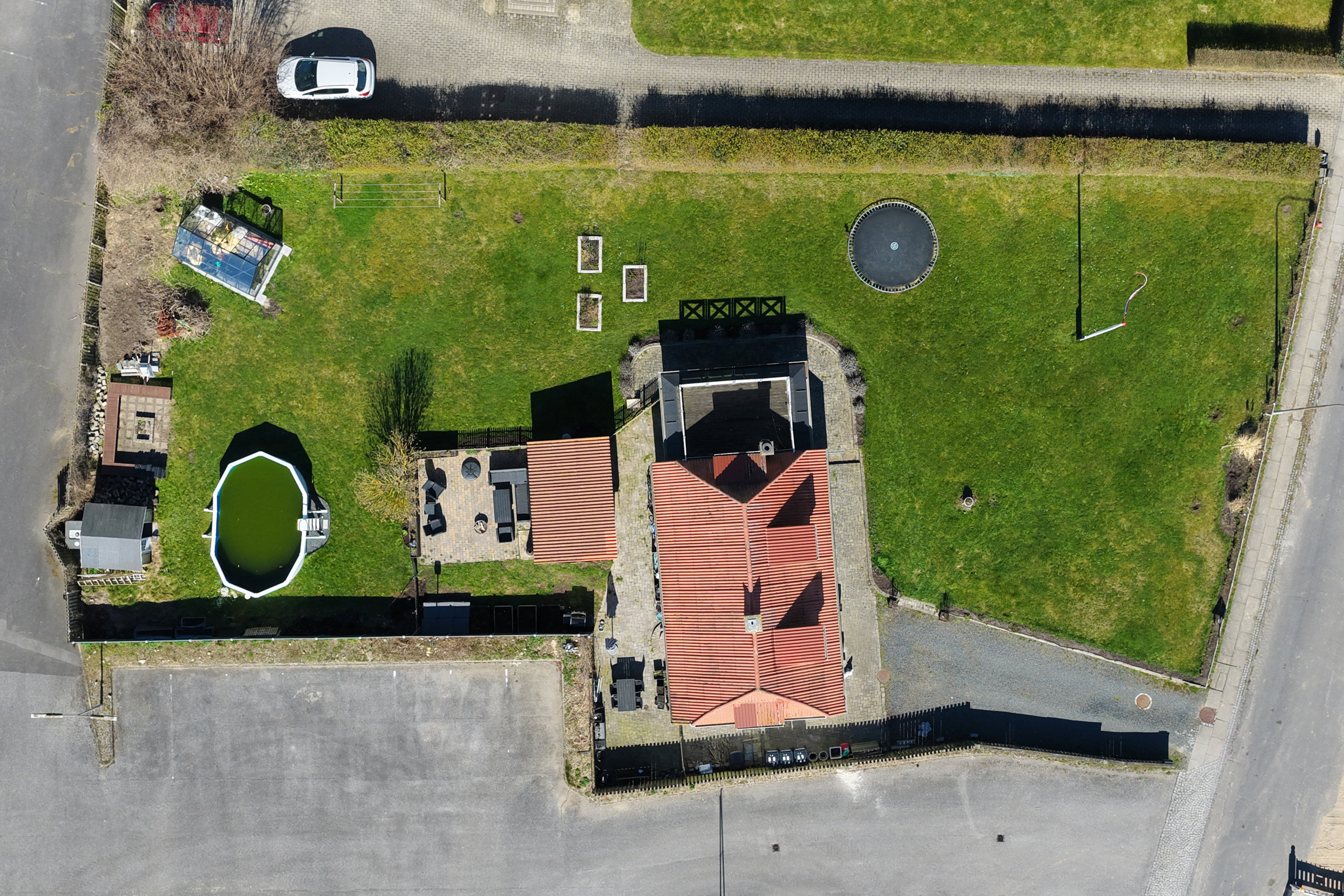 Fremhævet luftfoto billede i fuldskærmstilstand. Billede af Nørregade 16, 5330 Munkebo