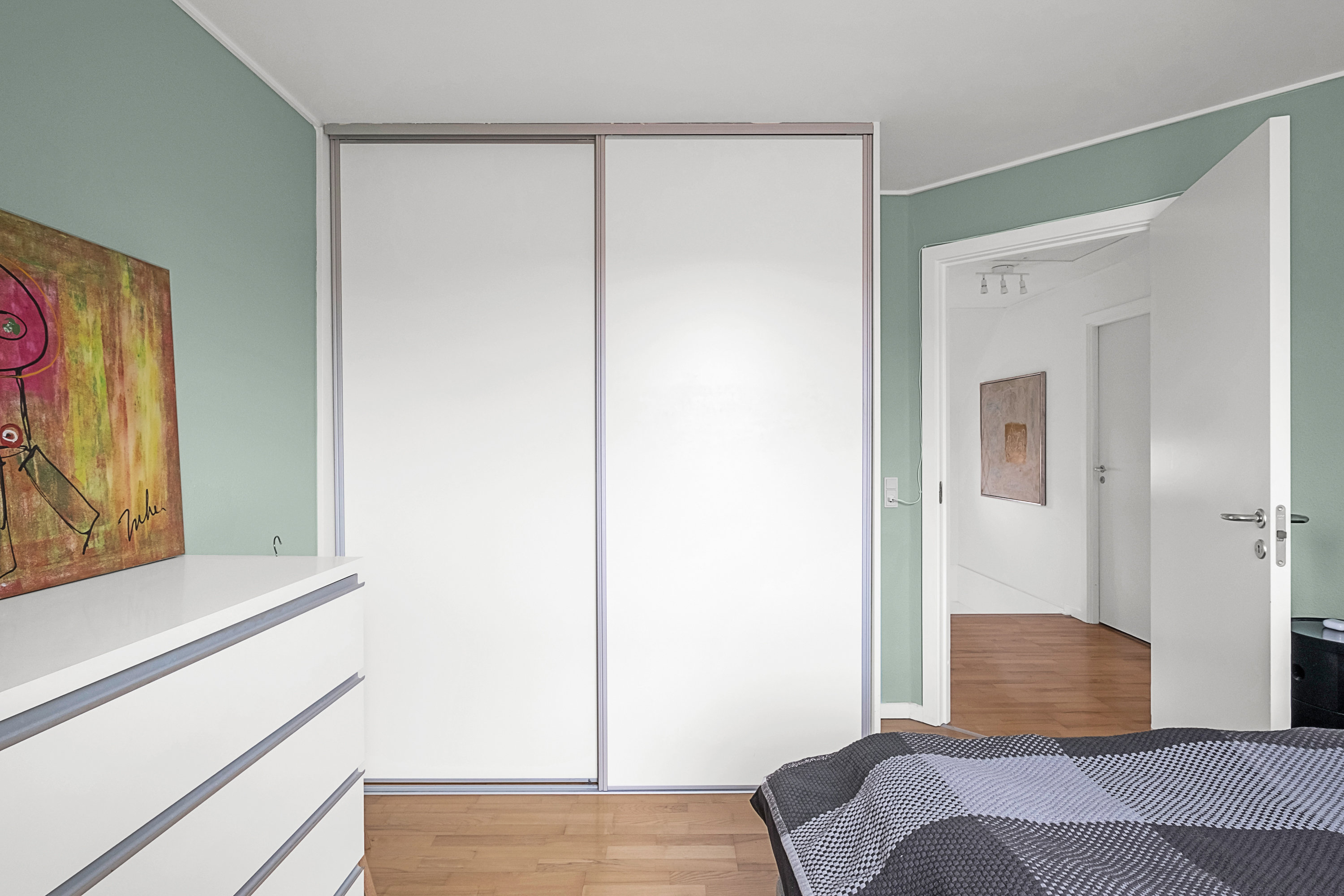 Fremhævet soveværelse billede i fuldskærmstilstand. Billede af Ellebæk Parkvej 62, 8520 Lystrup