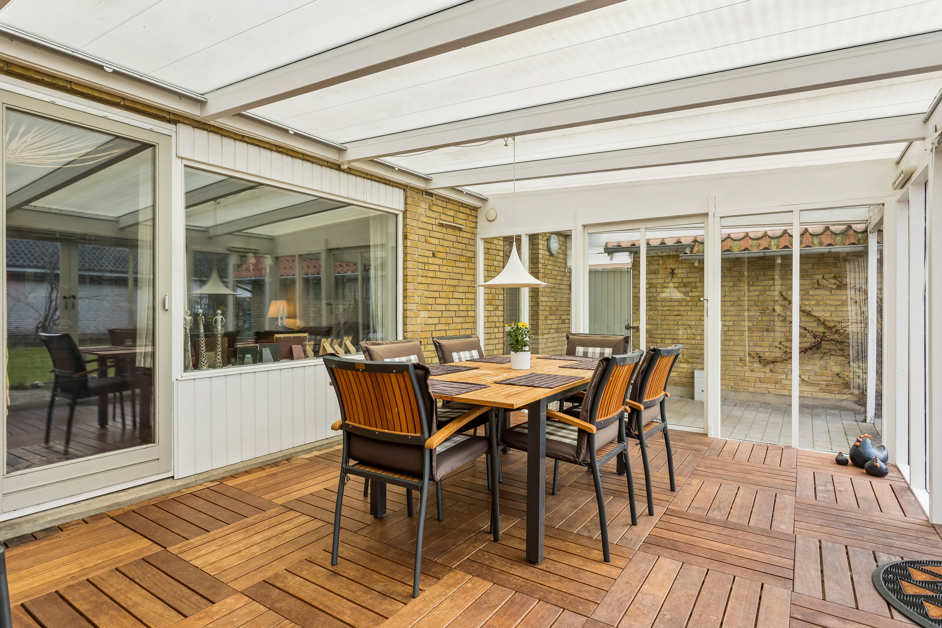 Fremhævet udestue billede i fuldskærmstilstand. Billede af Fiilsvej 33, 7500 Holstebro