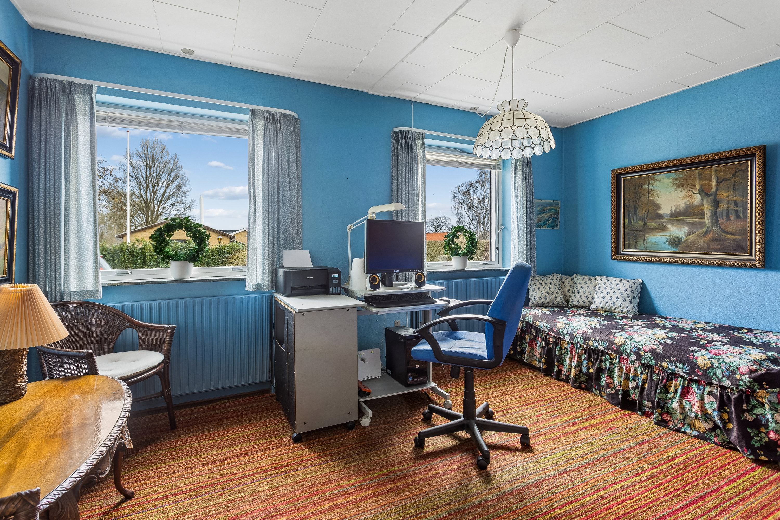 Fremhævet stue billede i fuldskærmstilstand. Billede af Fiilsvej 33, 7500 Holstebro