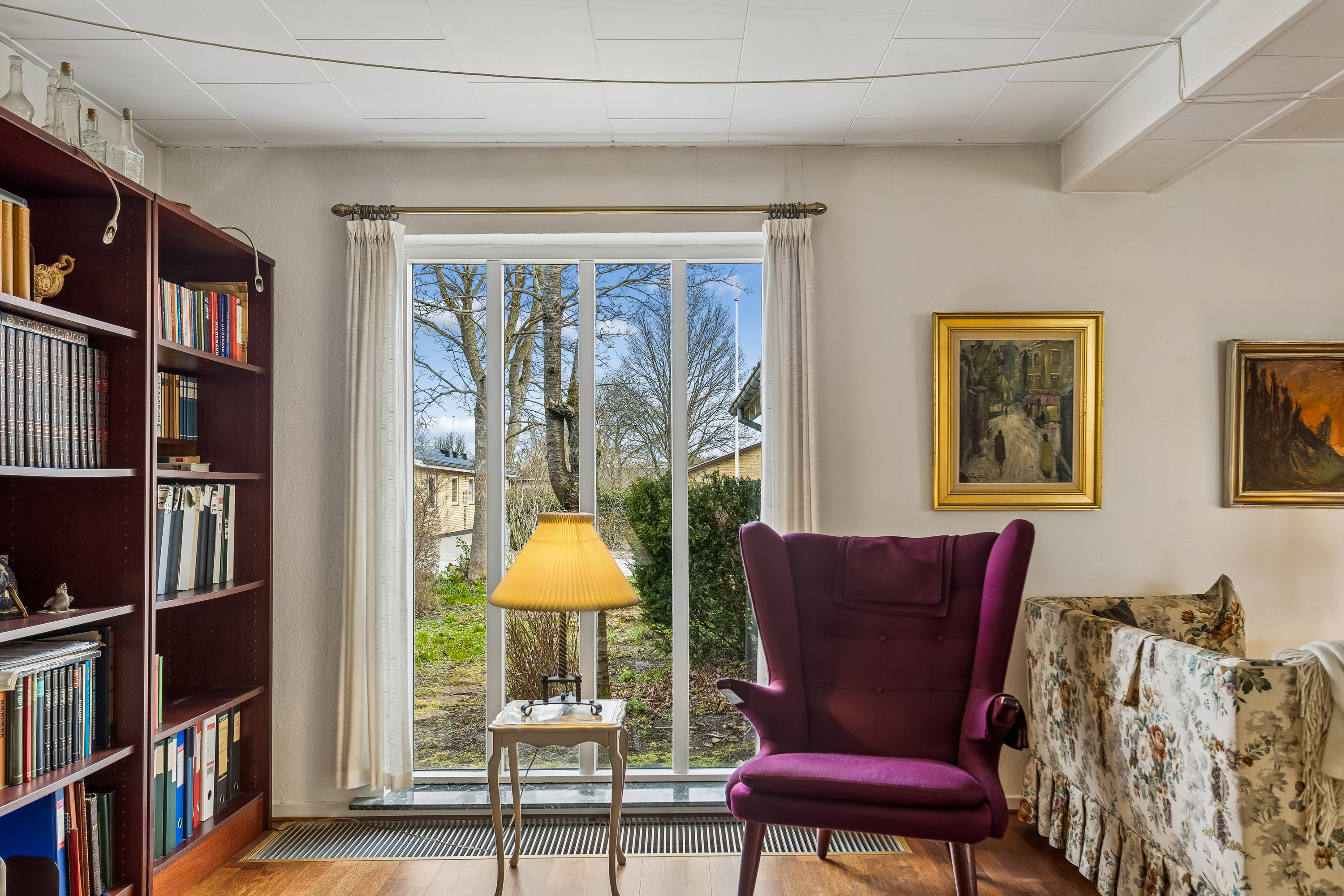 Fremhævet stue billede i fuldskærmstilstand. Billede af Fiilsvej 33, 7500 Holstebro