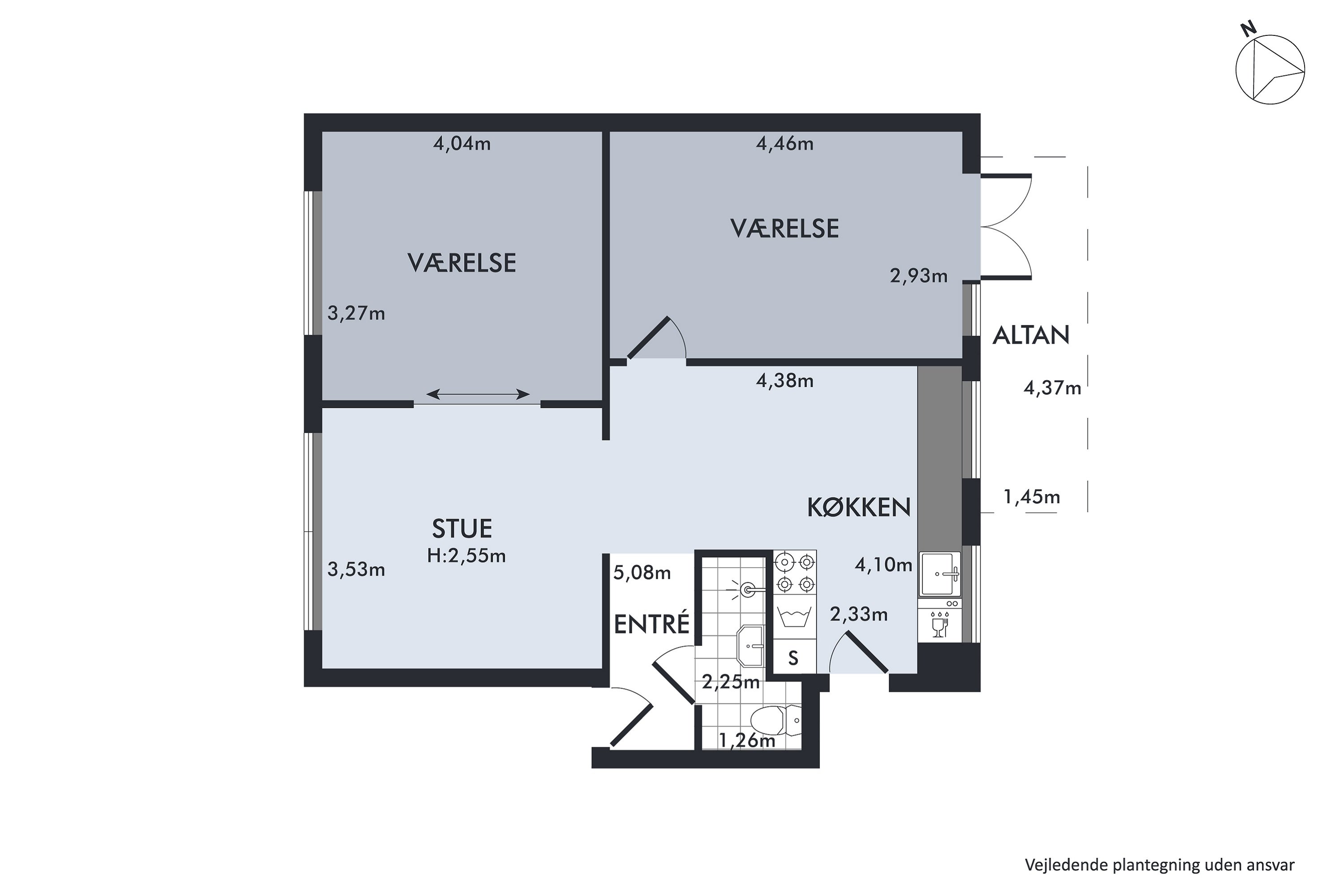 Plantegninger billede af Englandsvej 23, 3. tv., 2300 København S