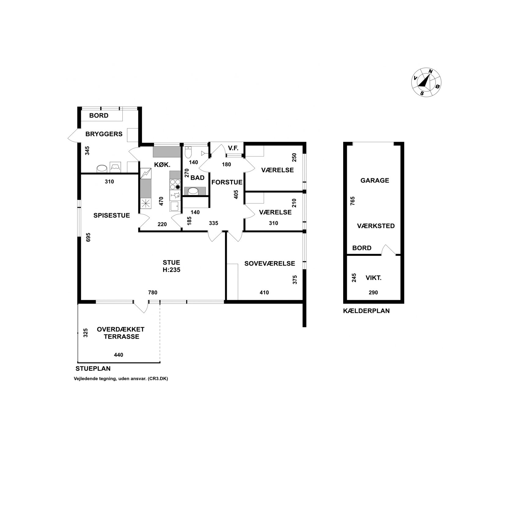 Plantegninger billede af Bøgebakken 41, 3000 Helsingør