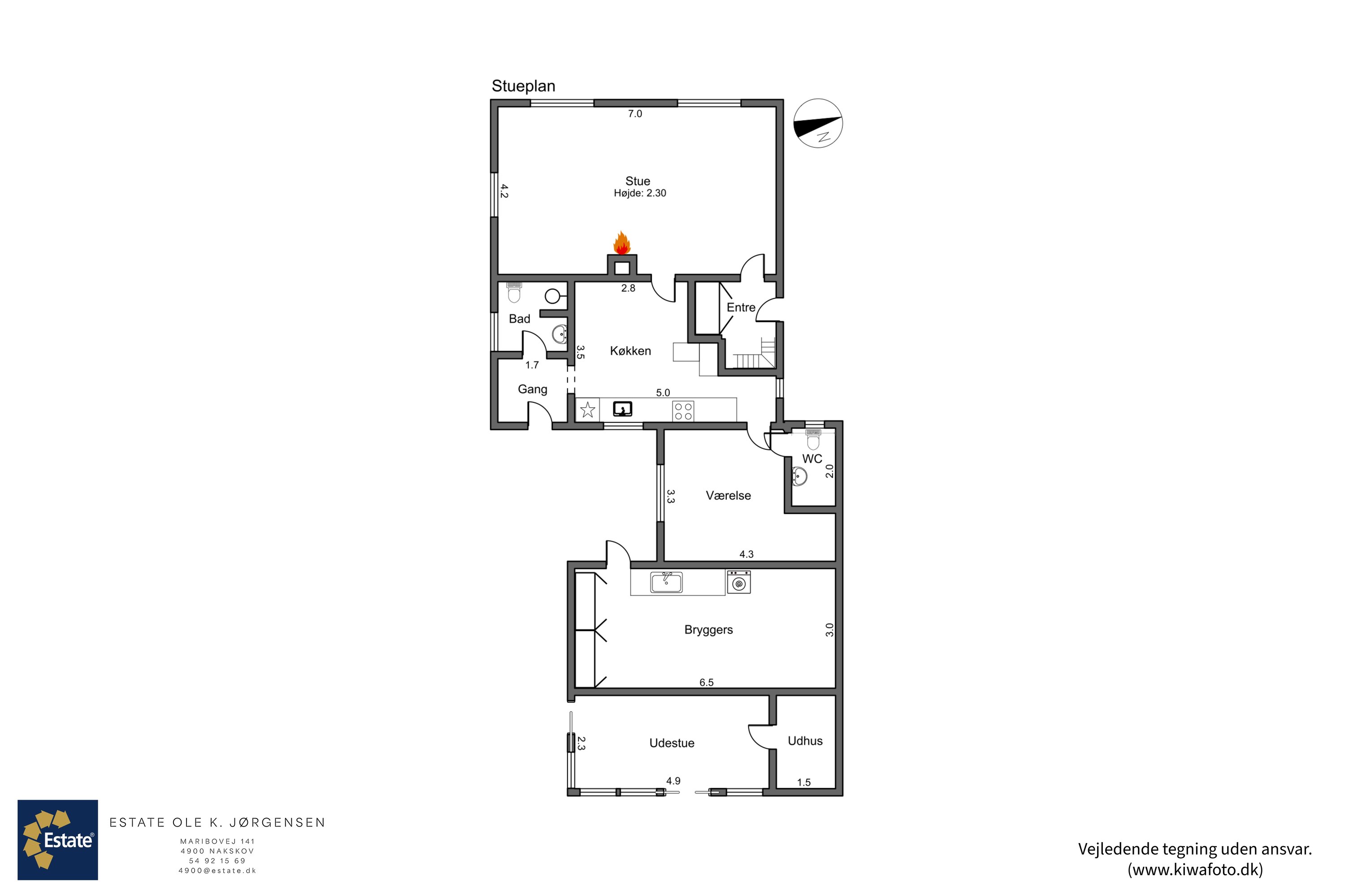 Plantegninger billede af Havnevej 28, Langø, 4900 Nakskov