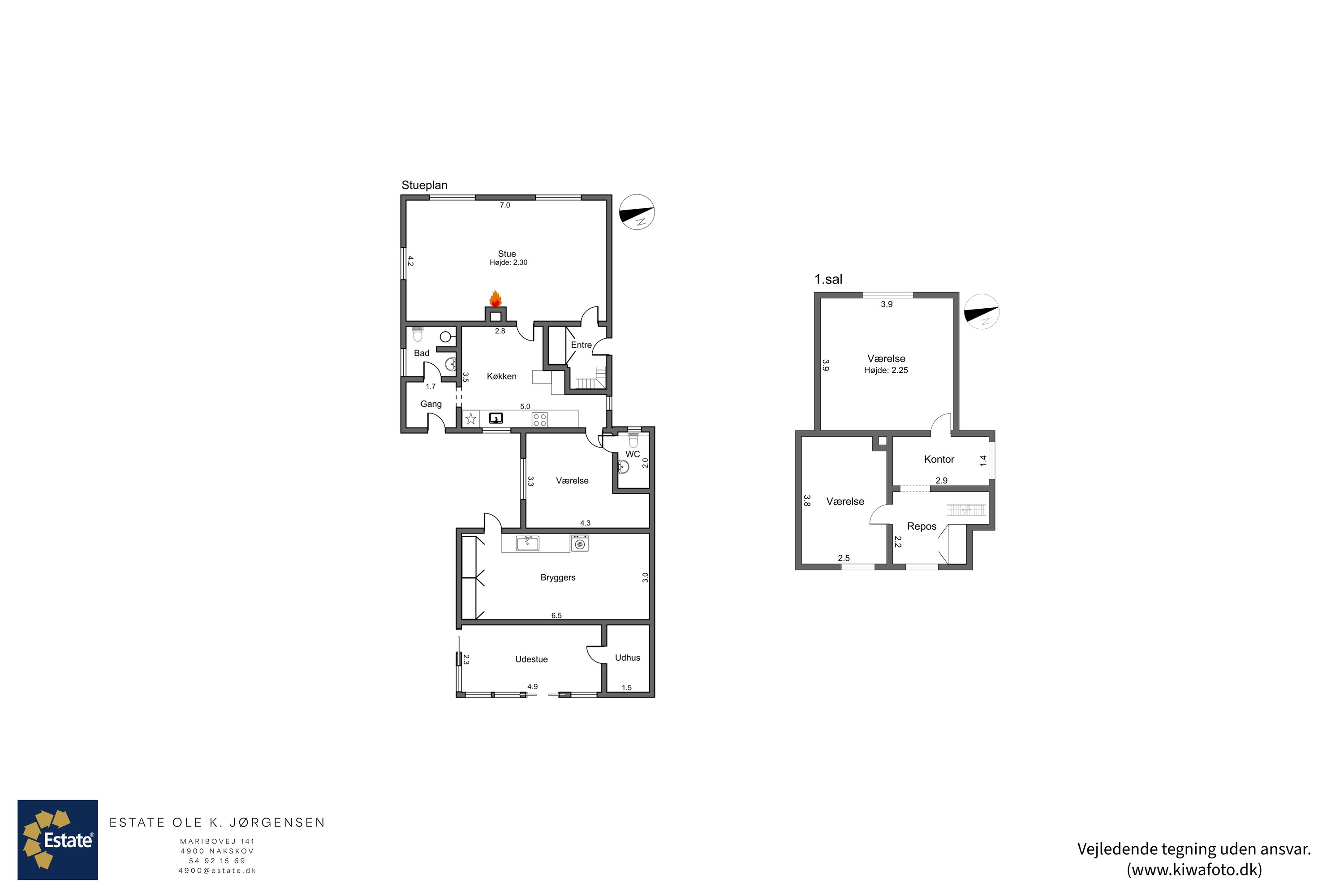 Plantegninger billede af Havnevej 28, Langø, 4900 Nakskov