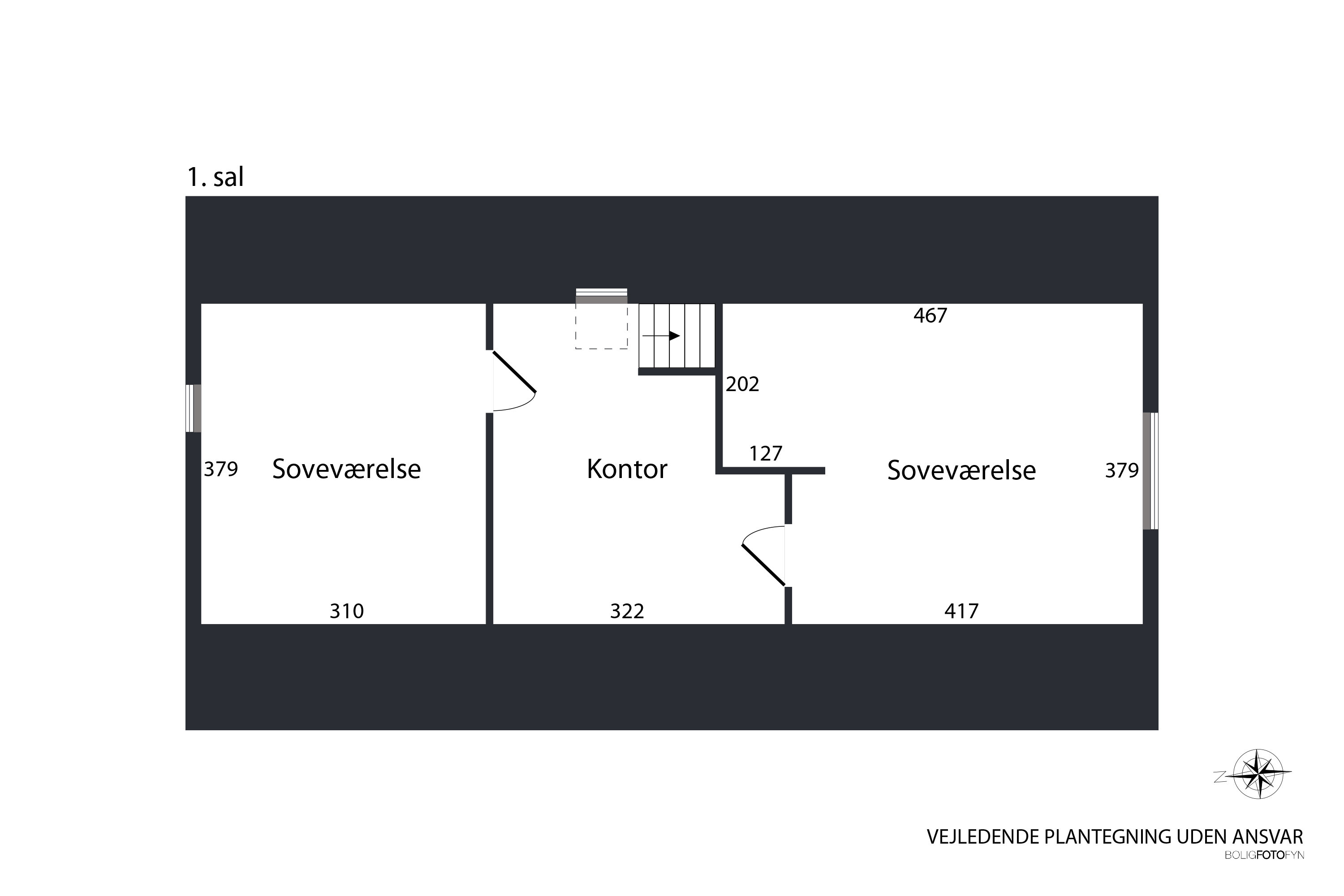 Plantegninger billede af Vøjstrupvej 37, Nr Broby, 5672 Broby