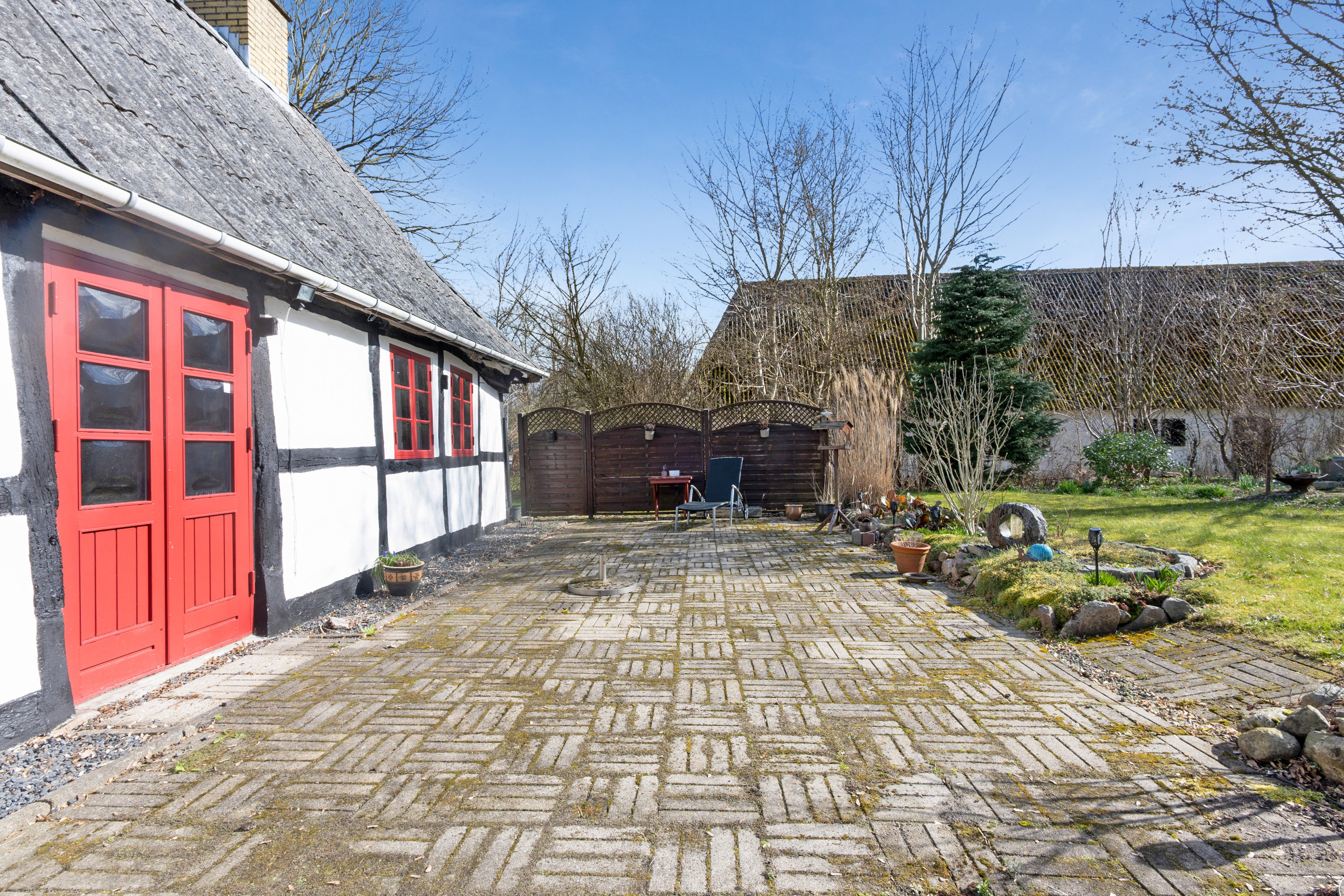 Fremhævet baghave billede i fuldskærmstilstand. Billede af Ølstedvej 22, Sdr Broby, 5672 Broby