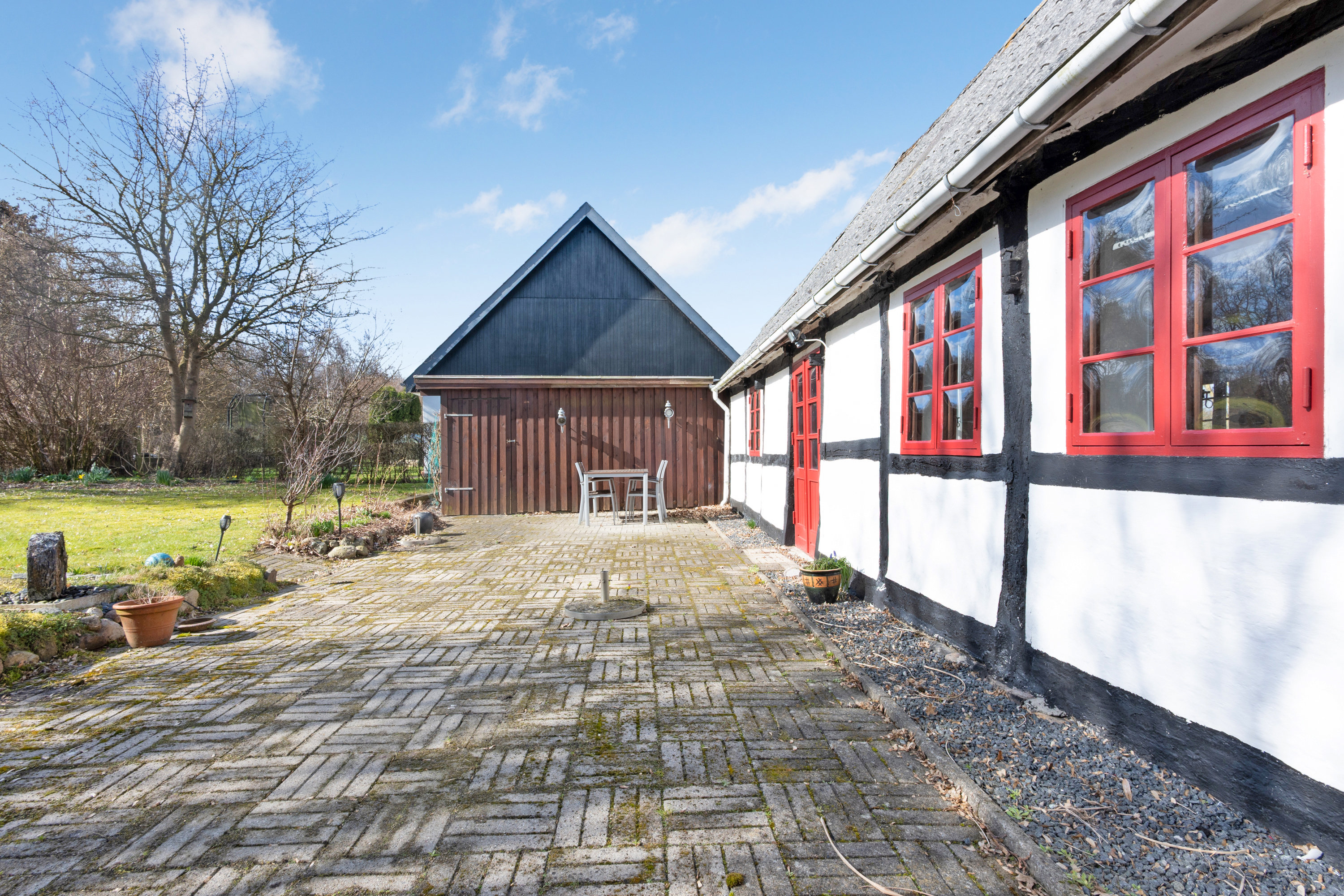 Fremhævet baghave billede i fuldskærmstilstand. Billede af Ølstedvej 22, Sdr Broby, 5672 Broby