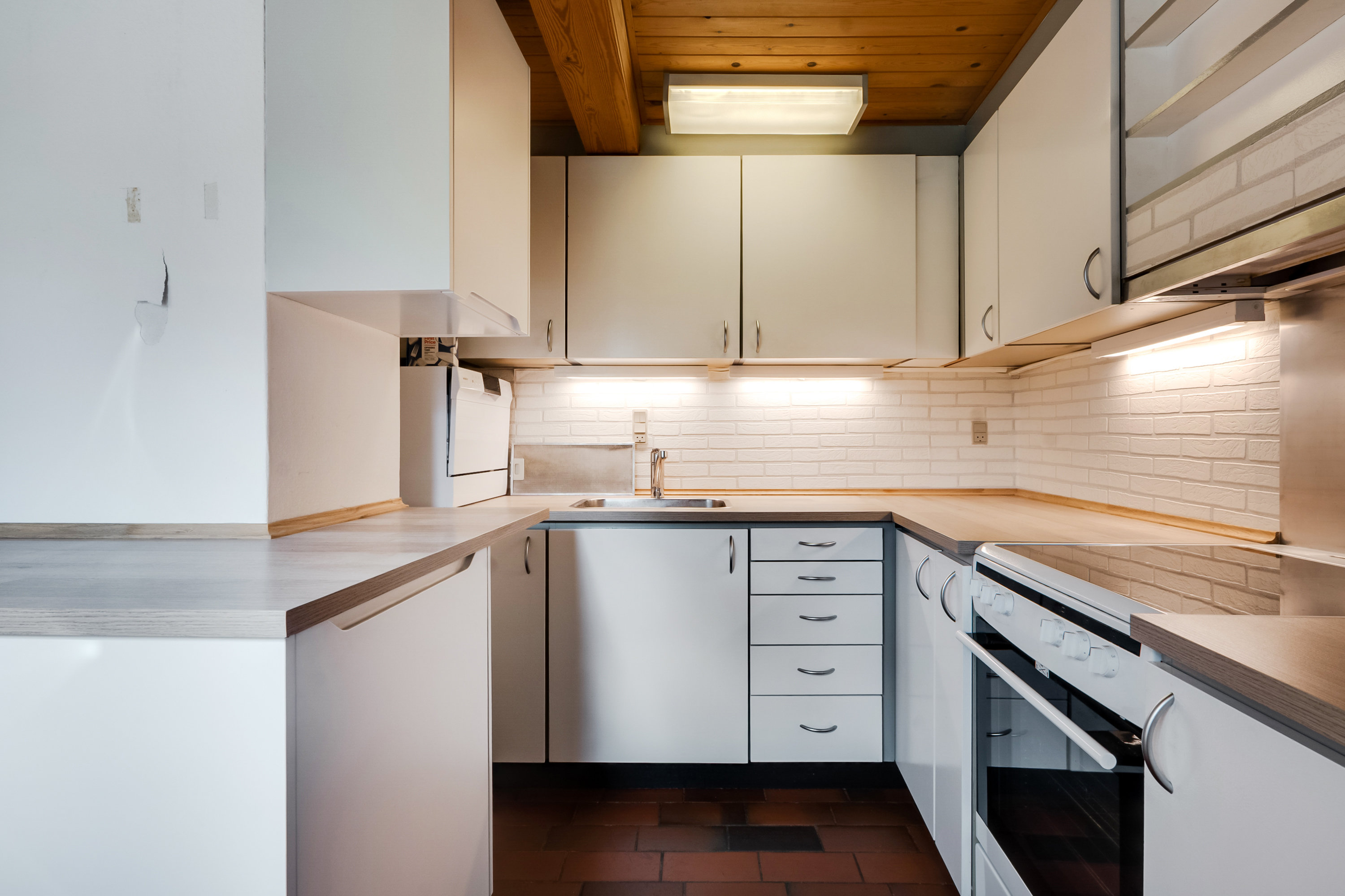 Fremhævet køkken billede i fuldskærmstilstand. Billede af Ølstedvej 22, Sdr Broby, 5672 Broby