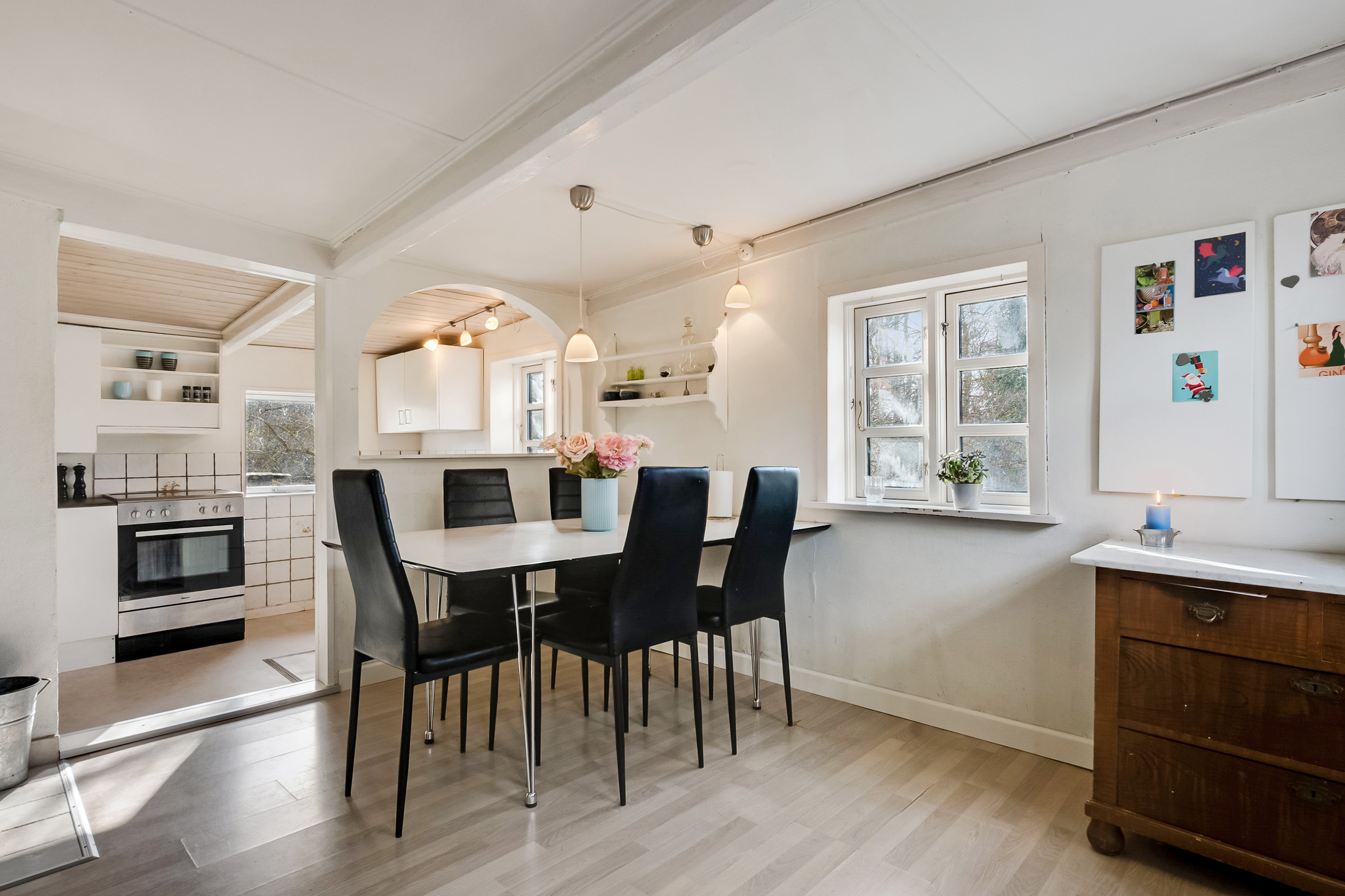 Fremhævet køkken alrum billede i fuldskærmstilstand. Billede af Vøjstrupvej 37, Nr Broby, 5672 Broby