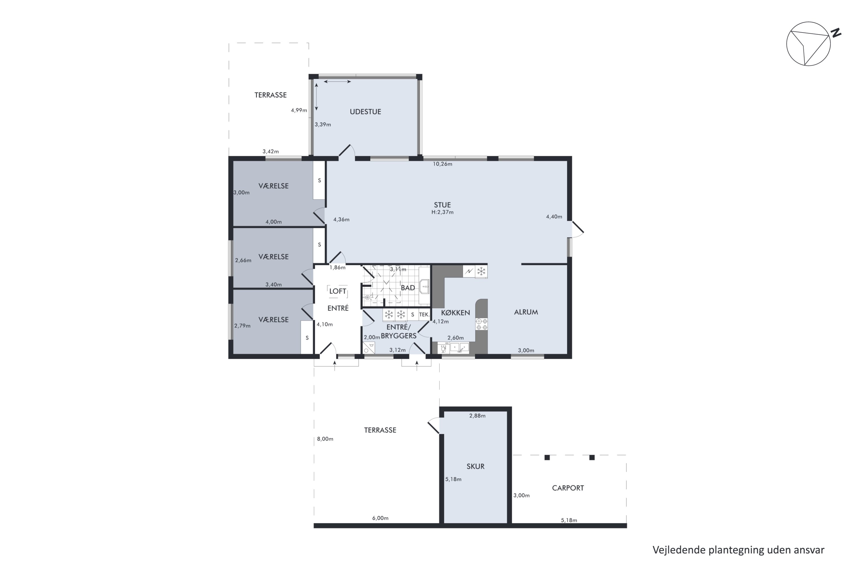 Plantegninger billede af Bygvænget 15, 4270 Høng