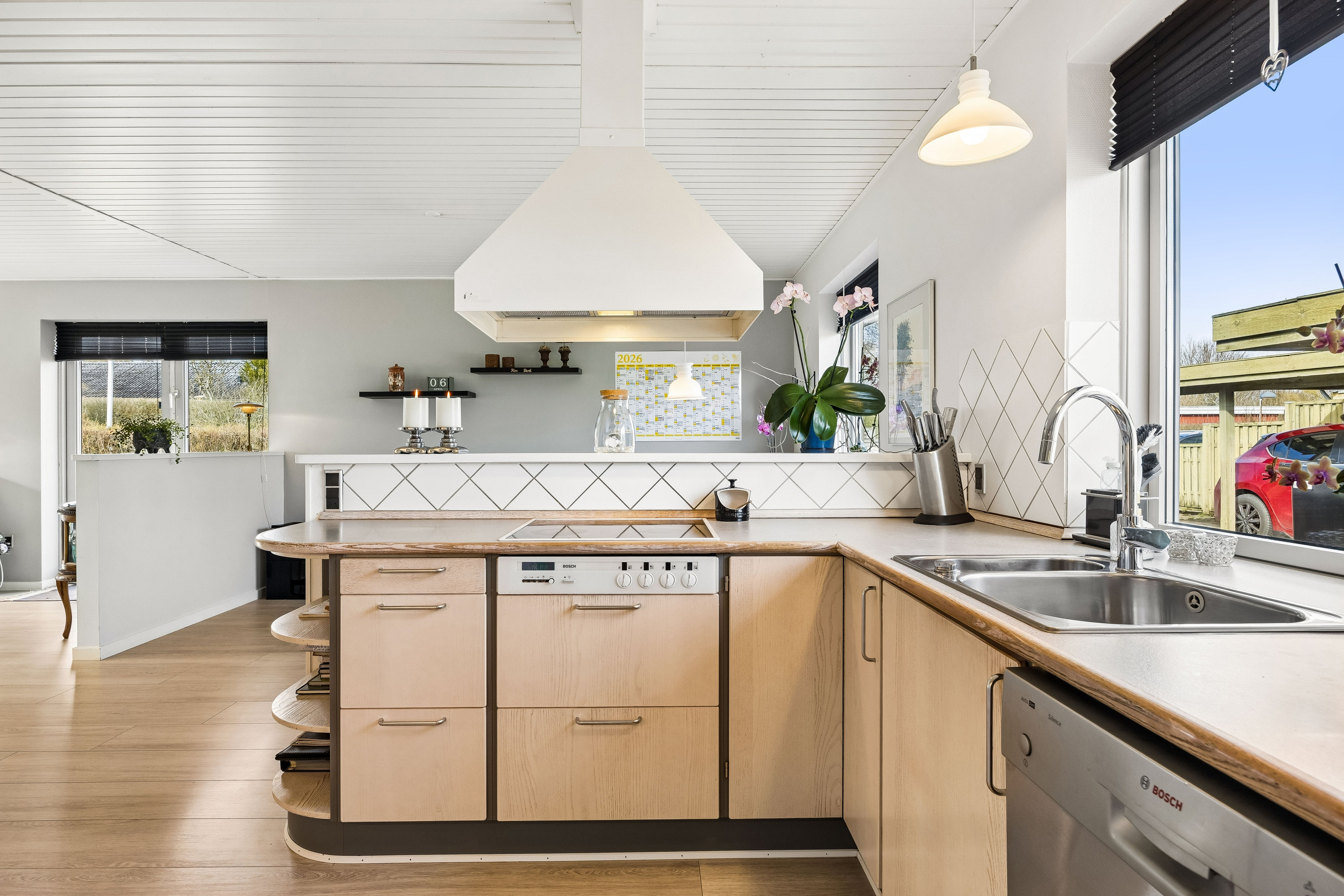 Fremhævet køkken billede i fuldskærmstilstand. Billede af Bygvænget 15, 4270 Høng