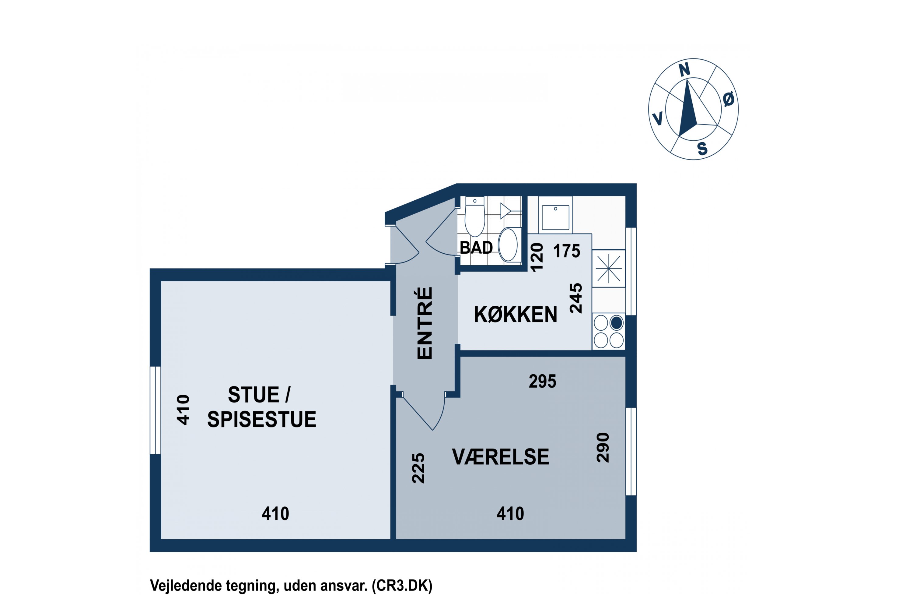 Plantegninger billede af Christianehøj 71, 1. th., 2860 Søborg