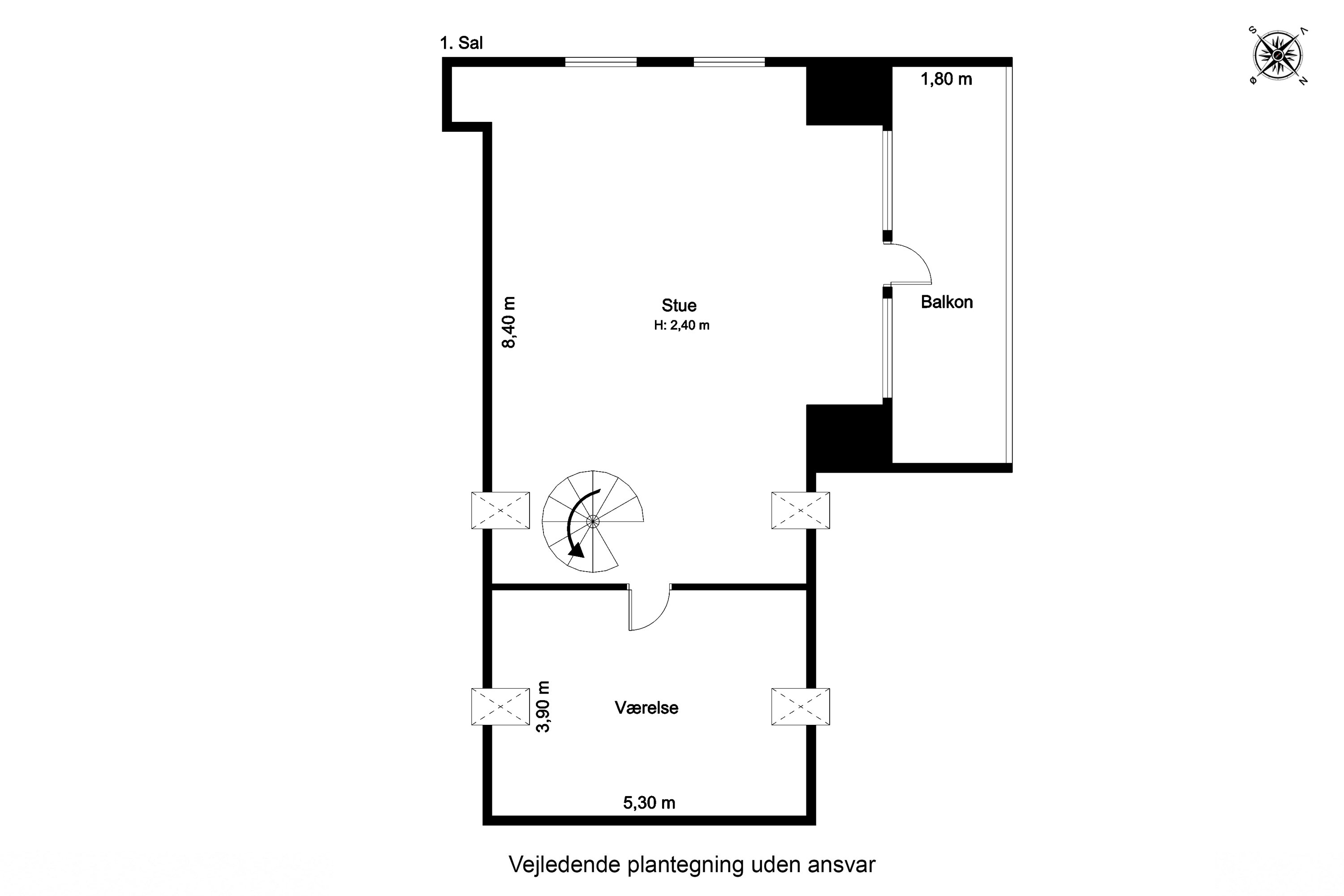 Plantegninger billede af Tordenskjoldsvej 28, Tåsinge, 5700 Svendborg