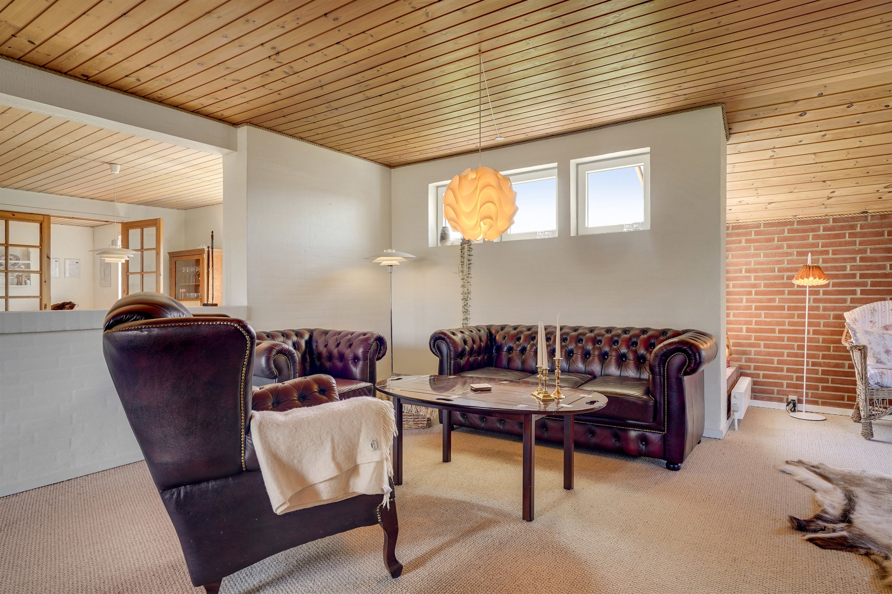 Fremhævet stue billede i fuldskærmstilstand. Billede af Sønderager 7, 6731 Tjæreborg