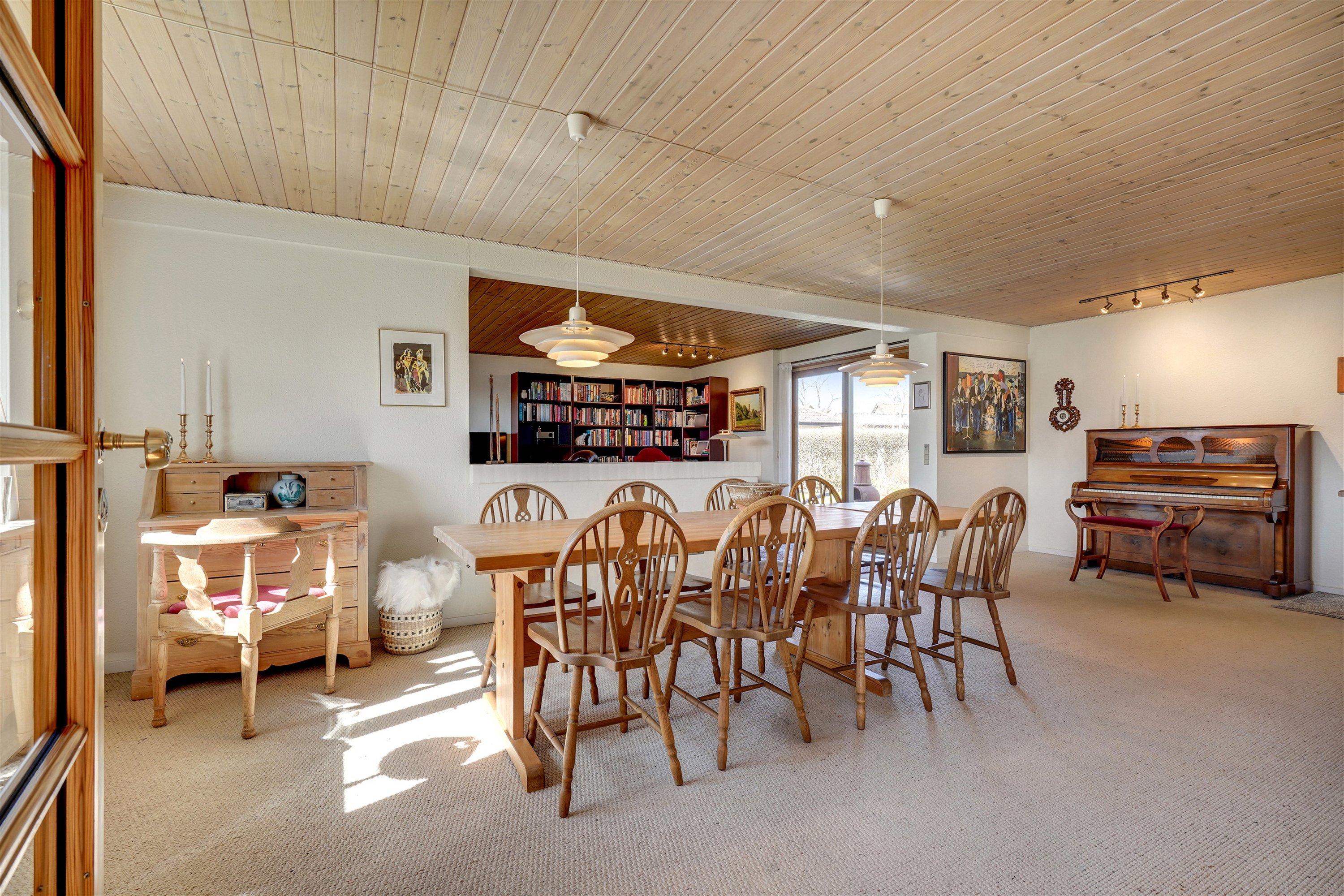 Fremhævet spisestue billede i fuldskærmstilstand. Billede af Sønderager 7, 6731 Tjæreborg