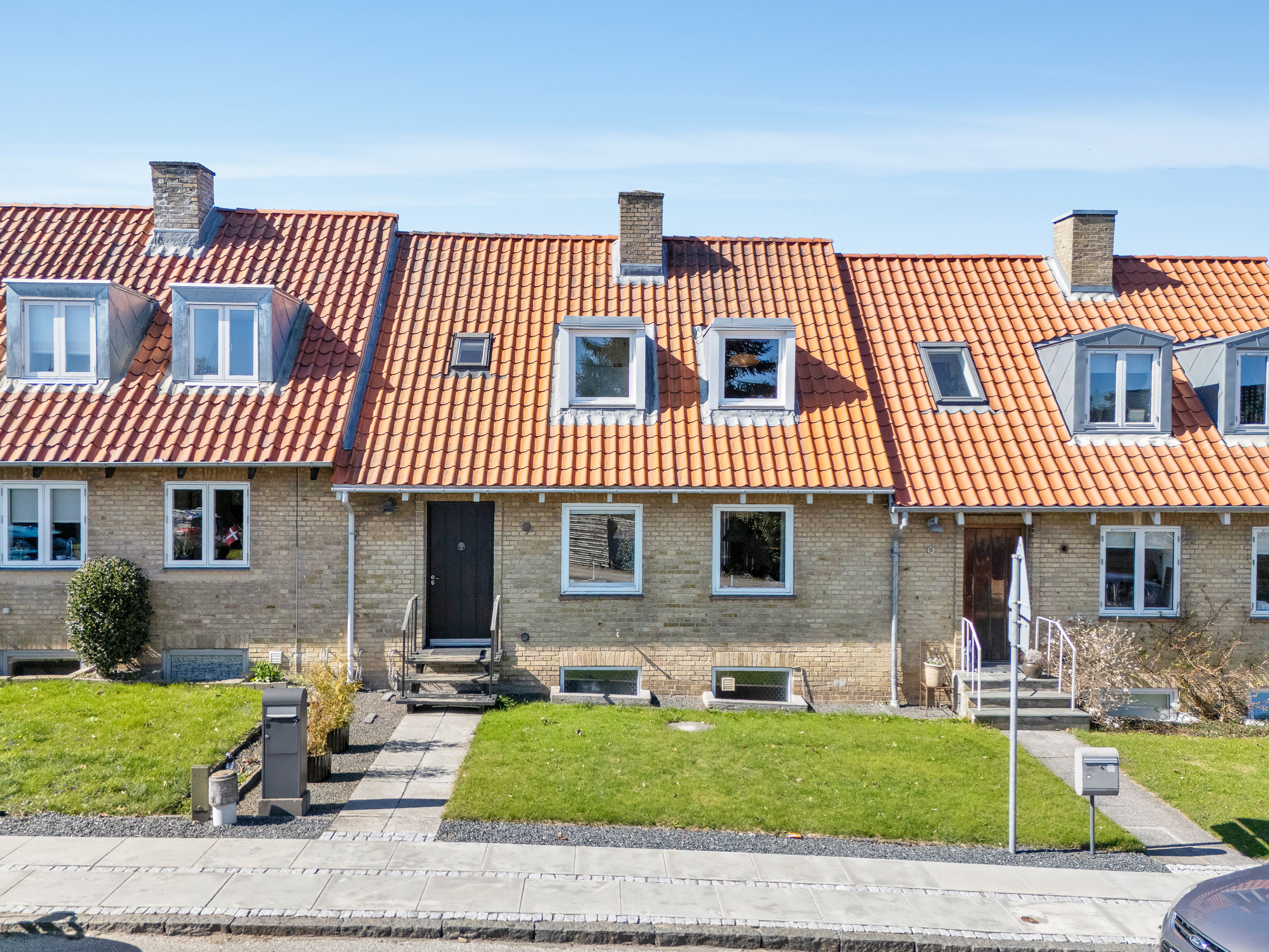 Rækkehus: Facade på Bakkegårdsvej 7, 8240 Risskov