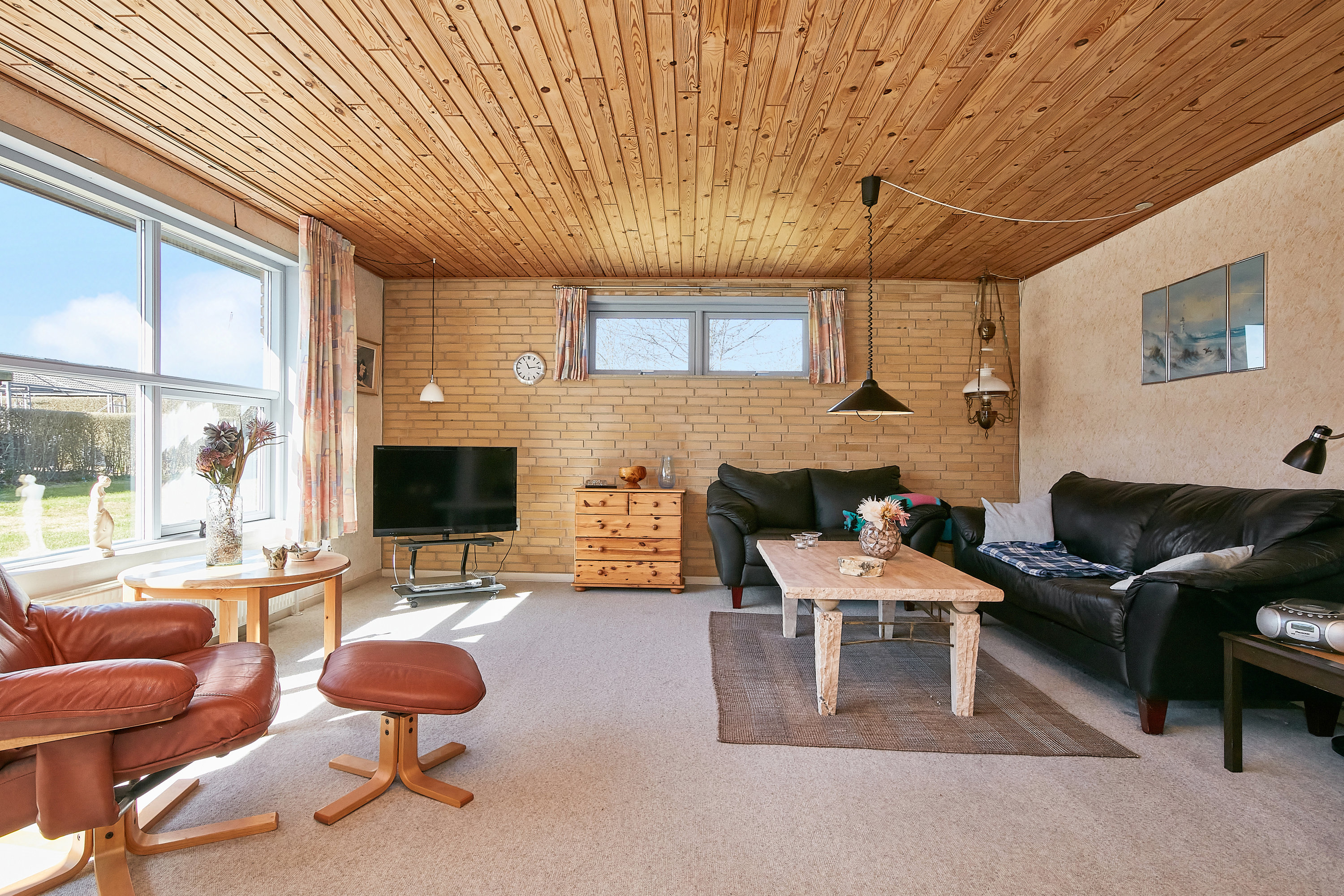 Fremhævet stue billede i fuldskærmstilstand. Billede af Toftevænget 16, Tyrsted, 8700 Horsens