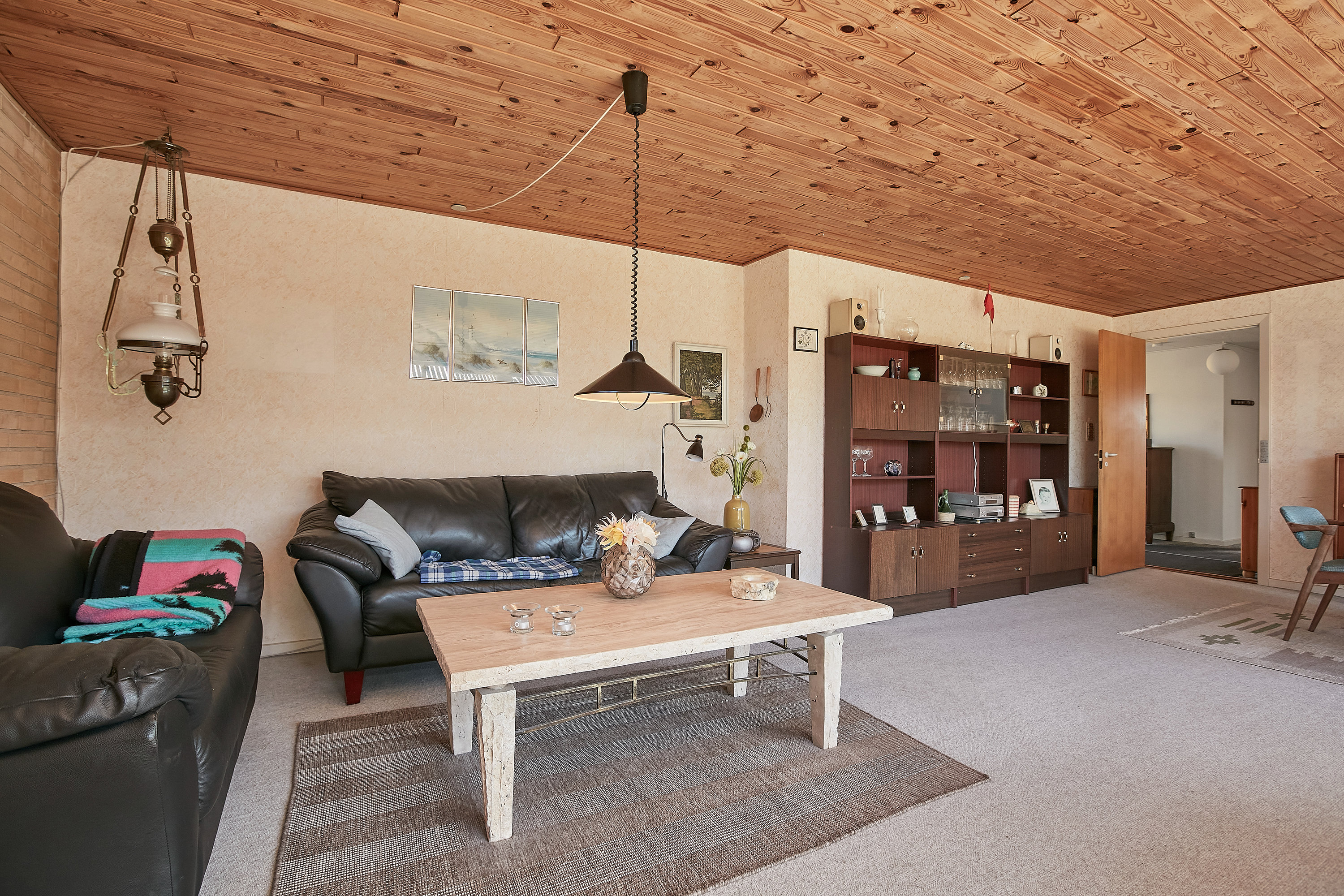 Fremhævet stue billede i fuldskærmstilstand. Billede af Toftevænget 16, Tyrsted, 8700 Horsens