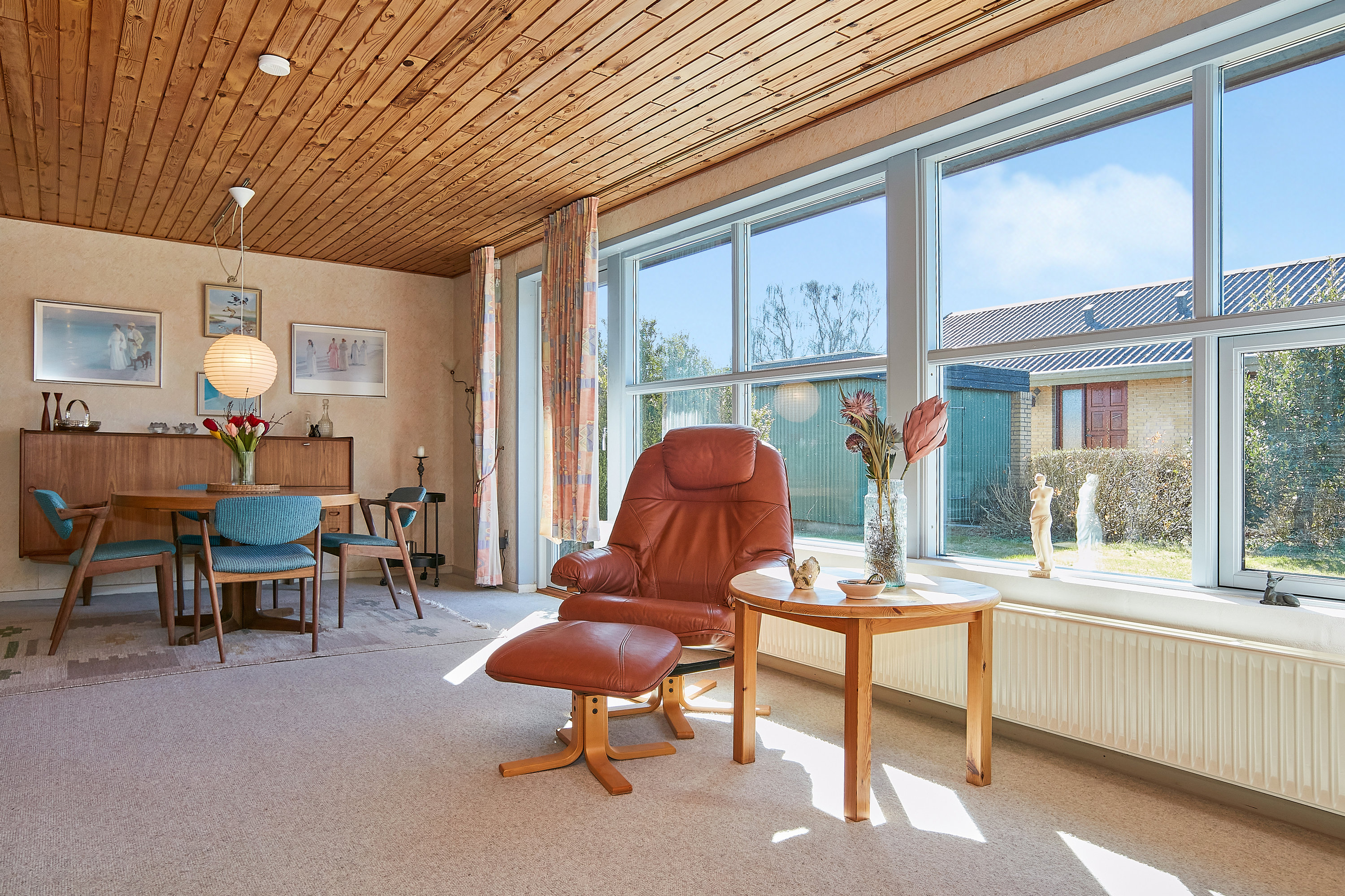 Fremhævet stue billede i fuldskærmstilstand. Billede af Toftevænget 16, Tyrsted, 8700 Horsens