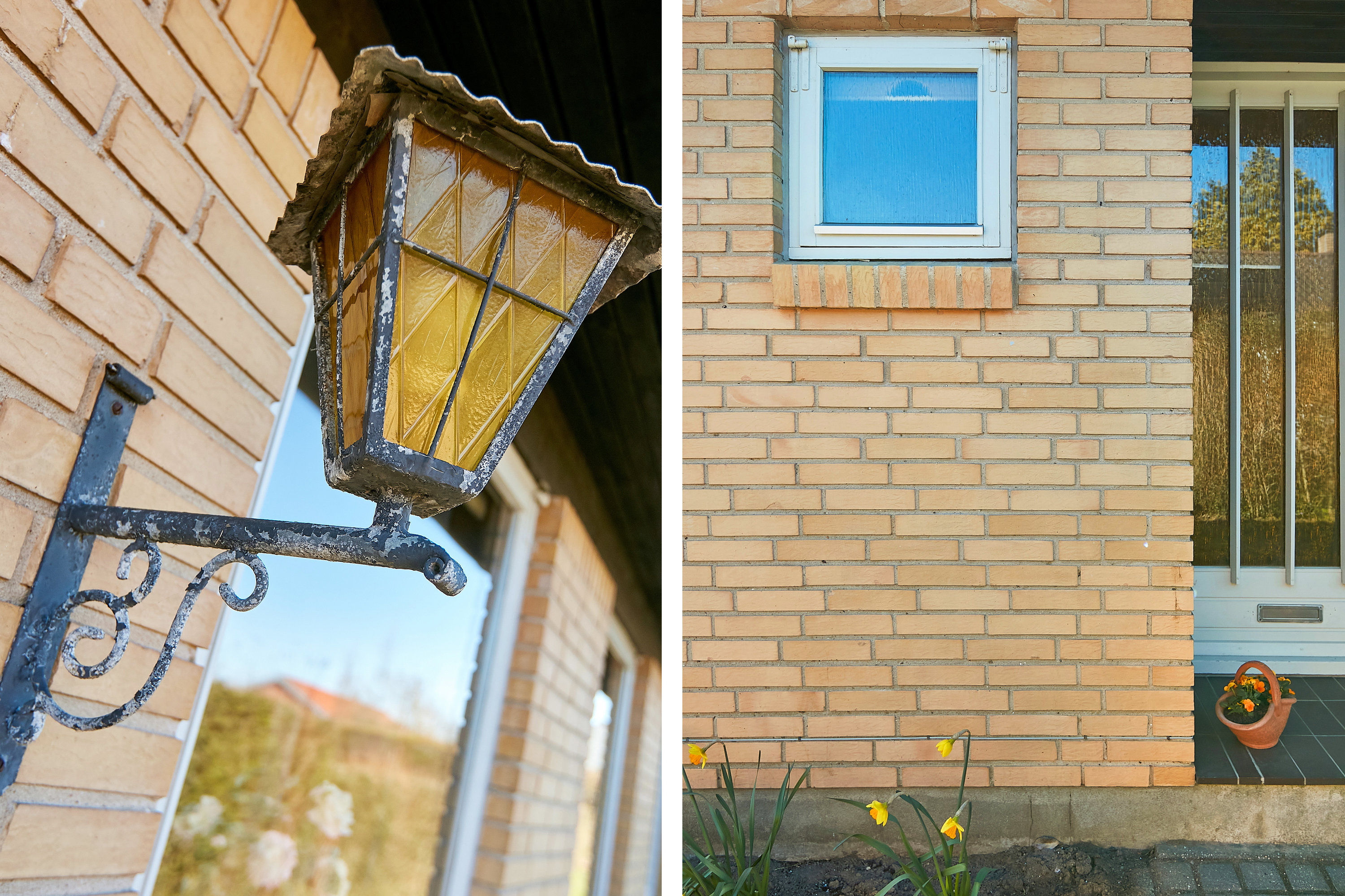 Fremhævet detaljer - facade billede i fuldskærmstilstand. Billede af Toftevænget 16, Tyrsted, 8700 Horsens